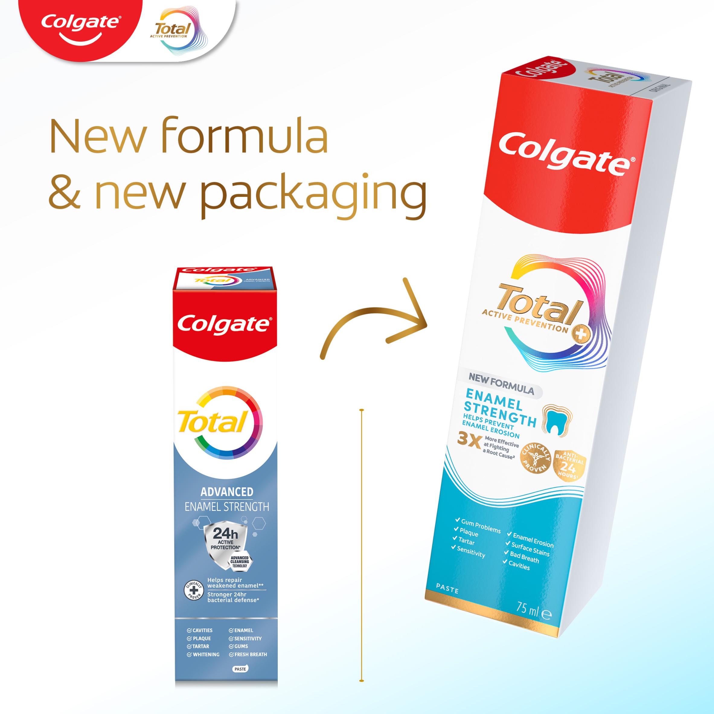Colgate Total Active Prevention + Enamel Strength Toothpaste 75ml thumbnail 6