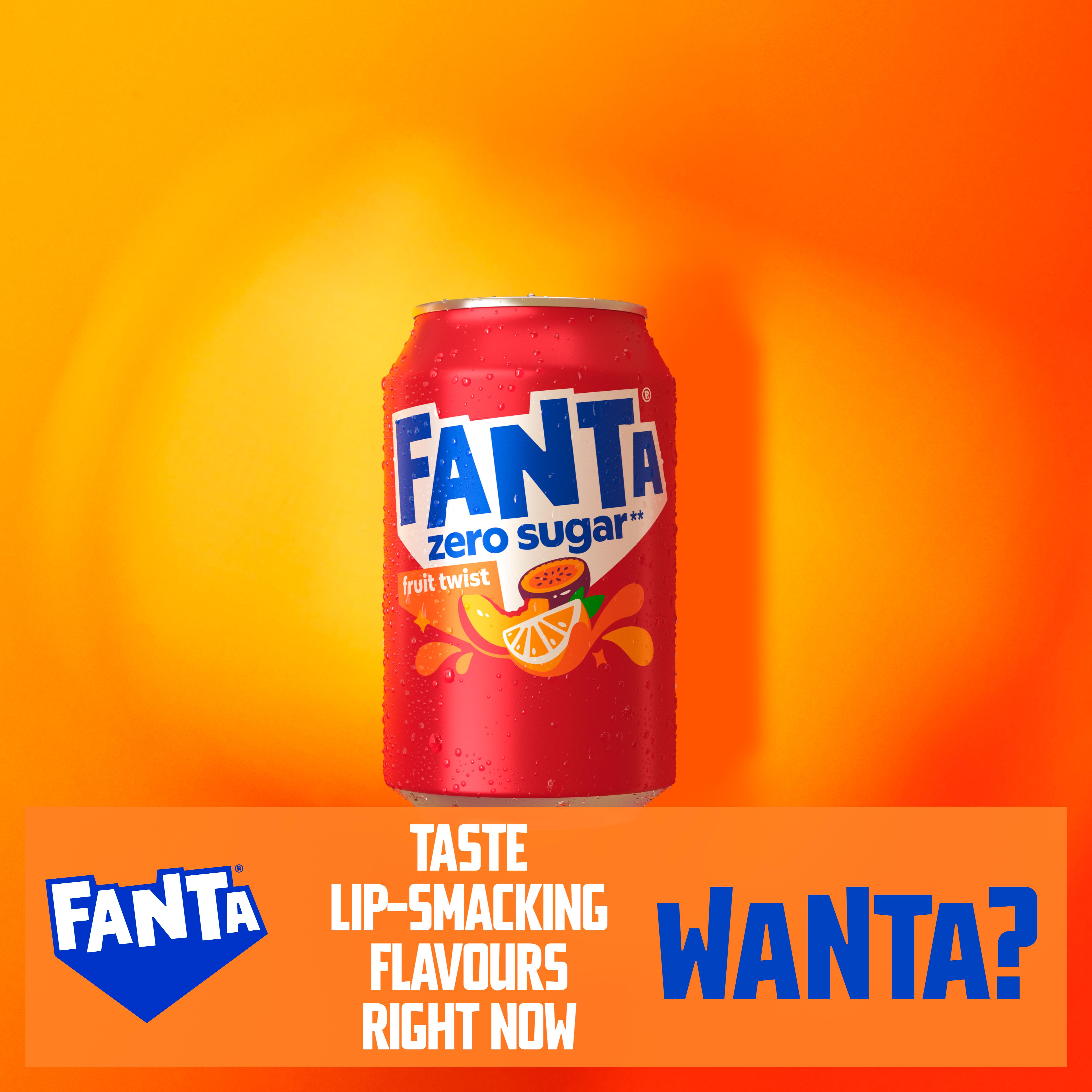 Fanta Fruit Twist Zero 8x330ml thumbnail 2