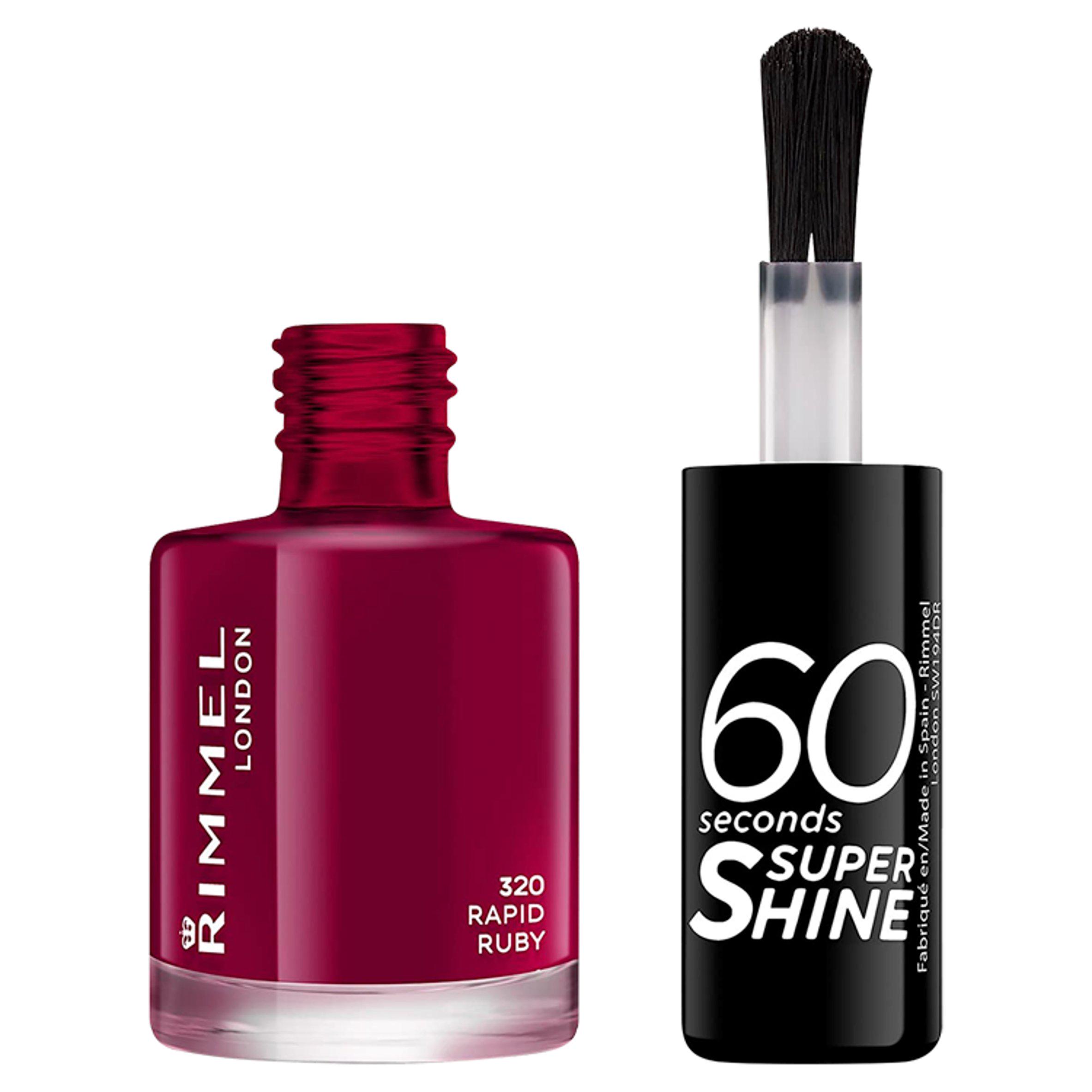 Rimmel Nailpolish 60 Seconds Rapid Ruby 8Ml