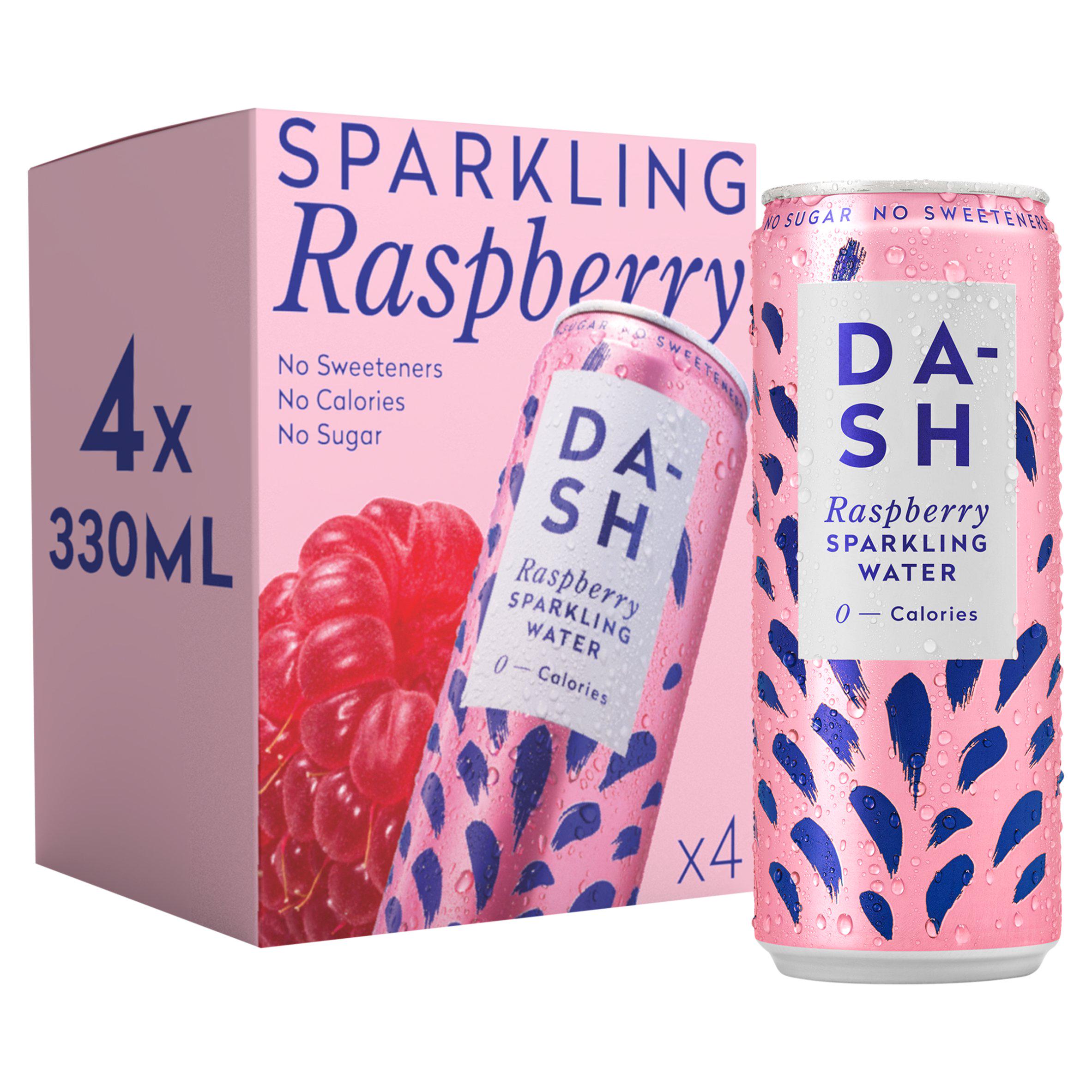DASH Raspberry Infused Sparkling Water