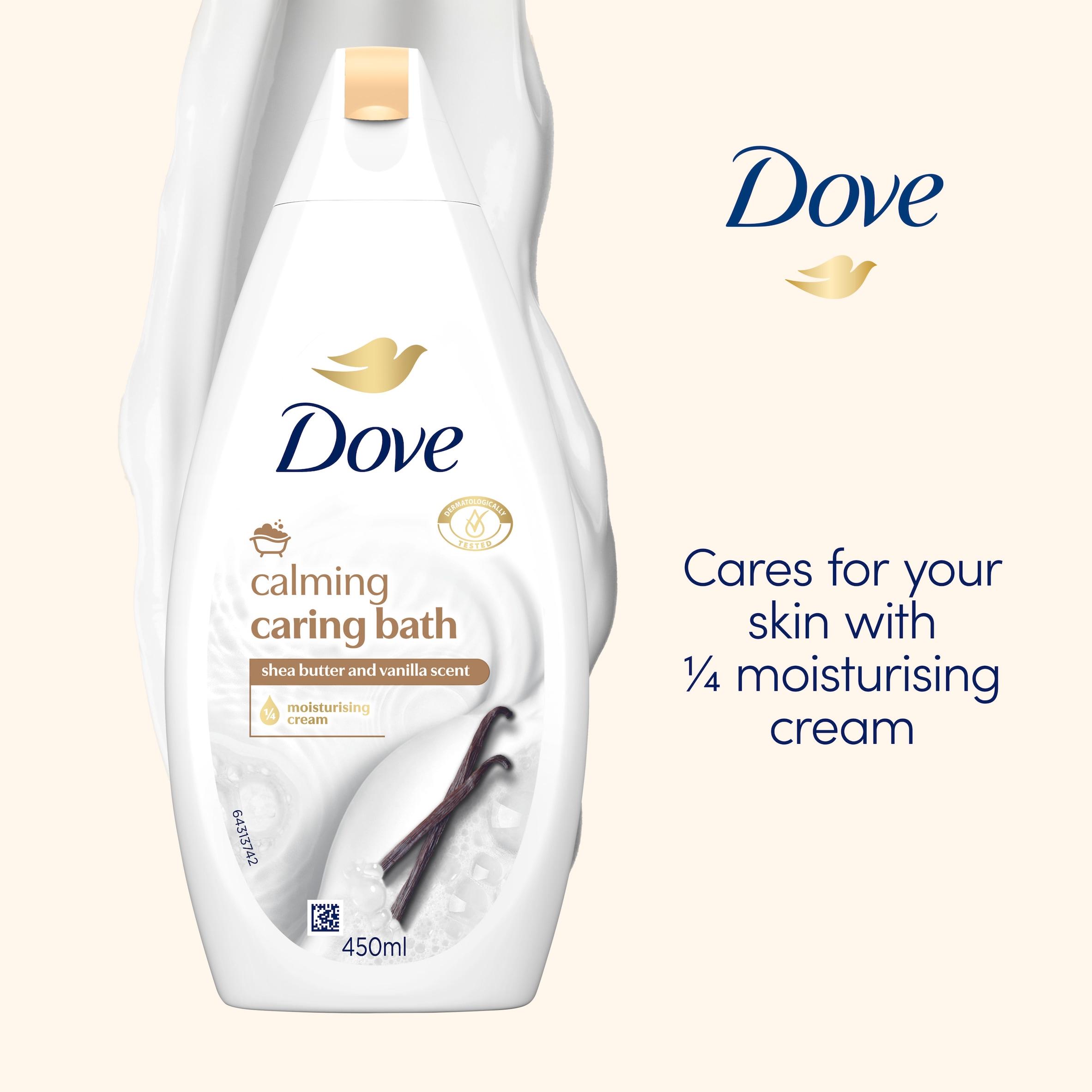 Dove Purely Pampering Shea Butter & Warm Vanilla Bath Soak 450ml thumbnail 2
