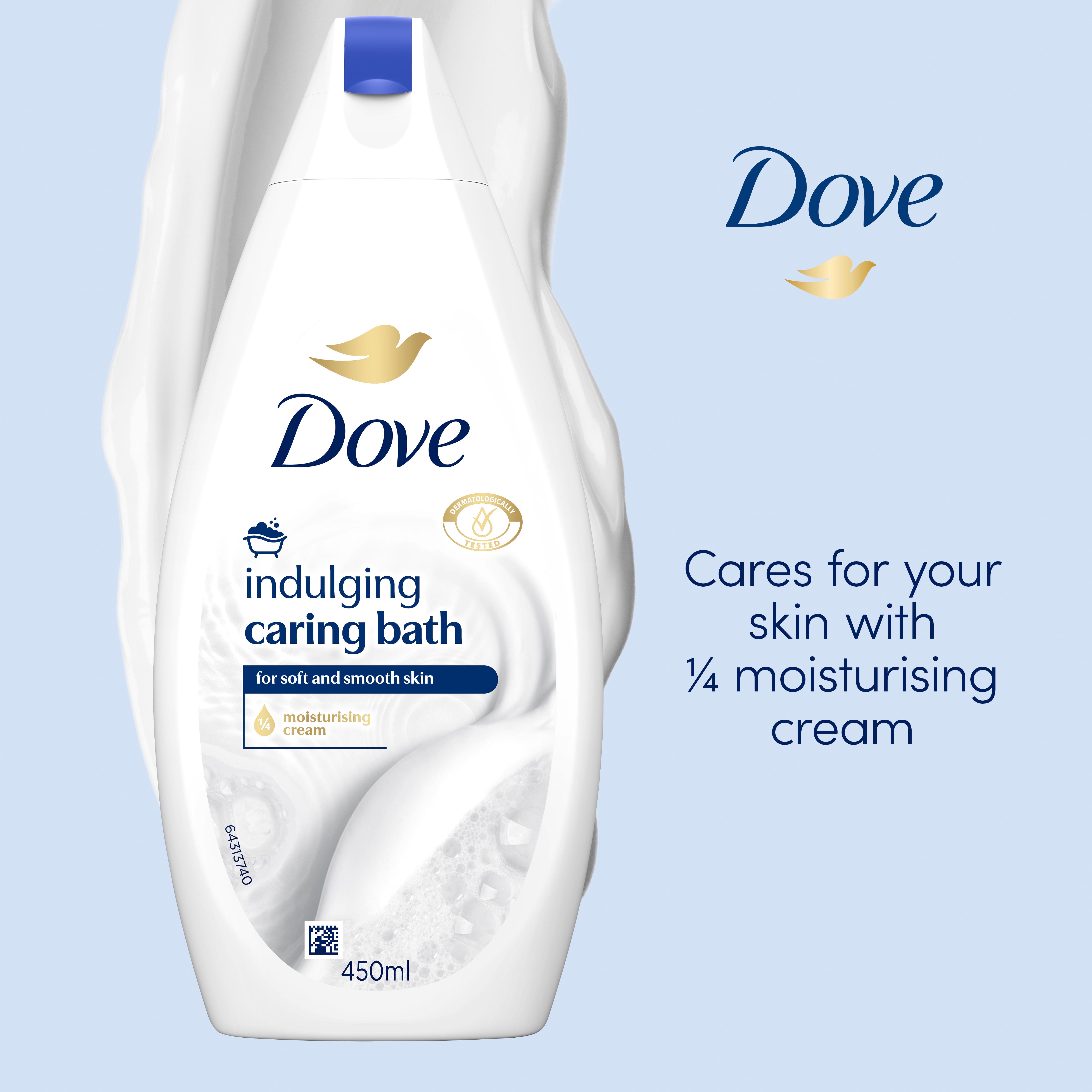 Dove Indulging Bath Cream 450ml thumbnail 2