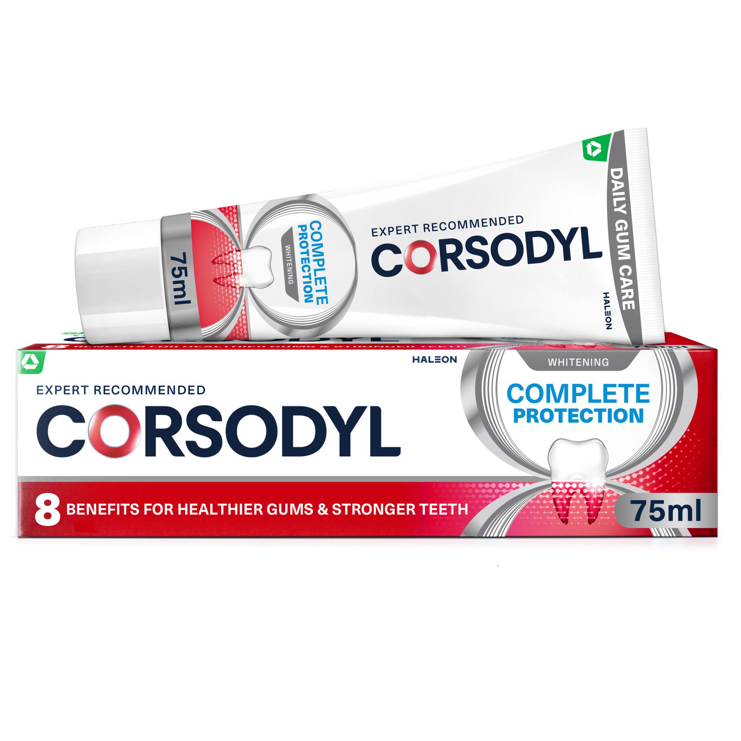 Corsodyl Gum Toothpaste Complete Protection Whitening