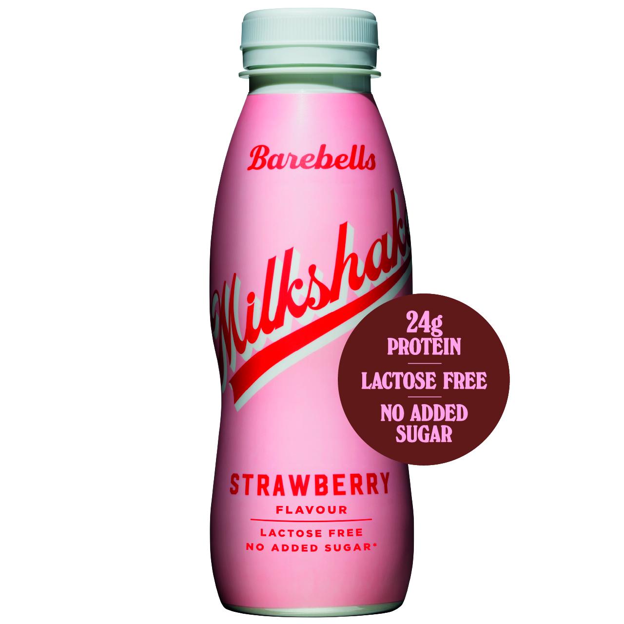 Barebells Protein Milkshake Strawberry Flavour 330ml thumbnail 2