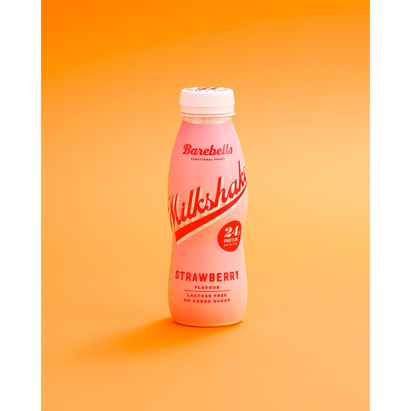 Barebells Protein Milkshake Strawberry Flavour 330ml thumbnail 5