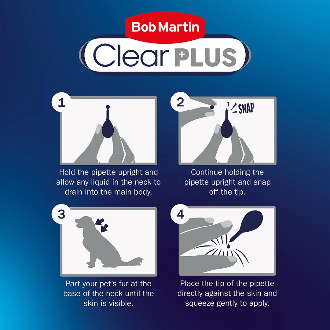 Bob Martin Clear Plus Spot On Flea & Tick Treatment for Large Dogs thumbnail 4