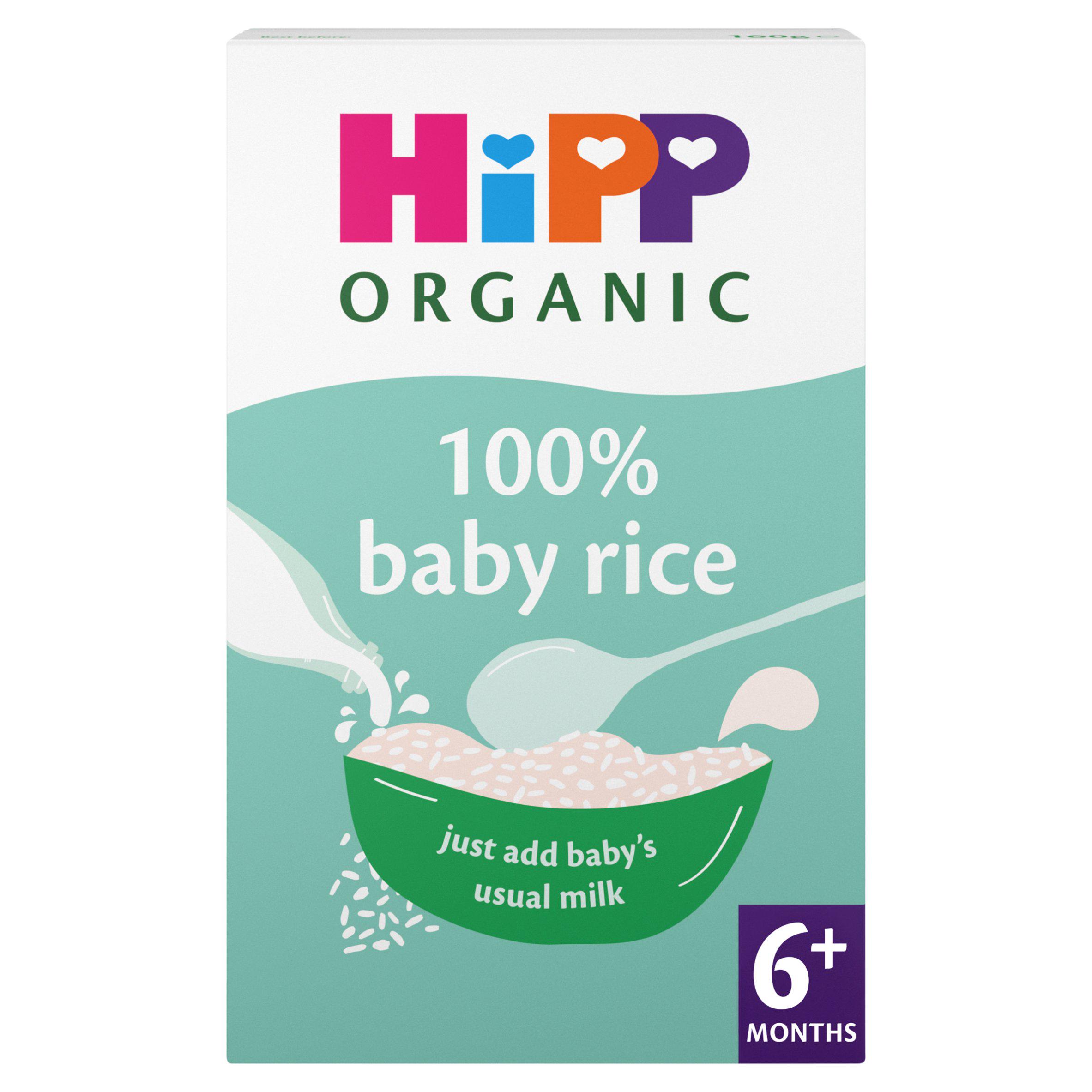 HiPP Organic 100% Baby Rice 4+ Months 160g