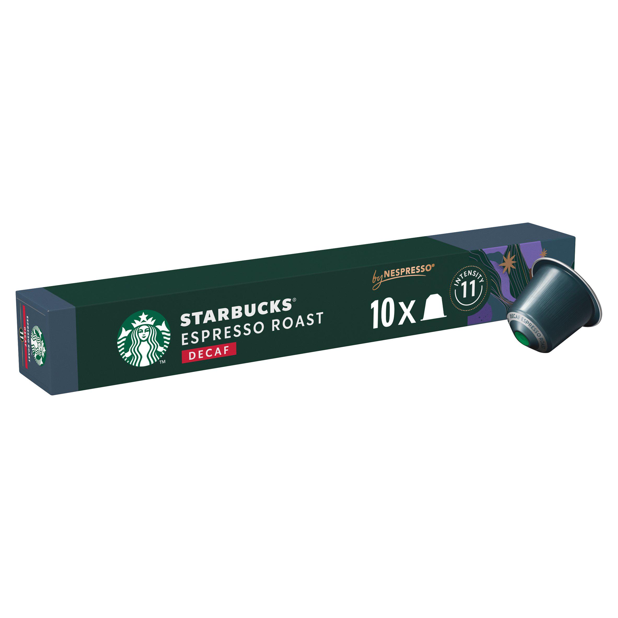 Decaf Espresso Roast Coffee Pods 10 Capsules
