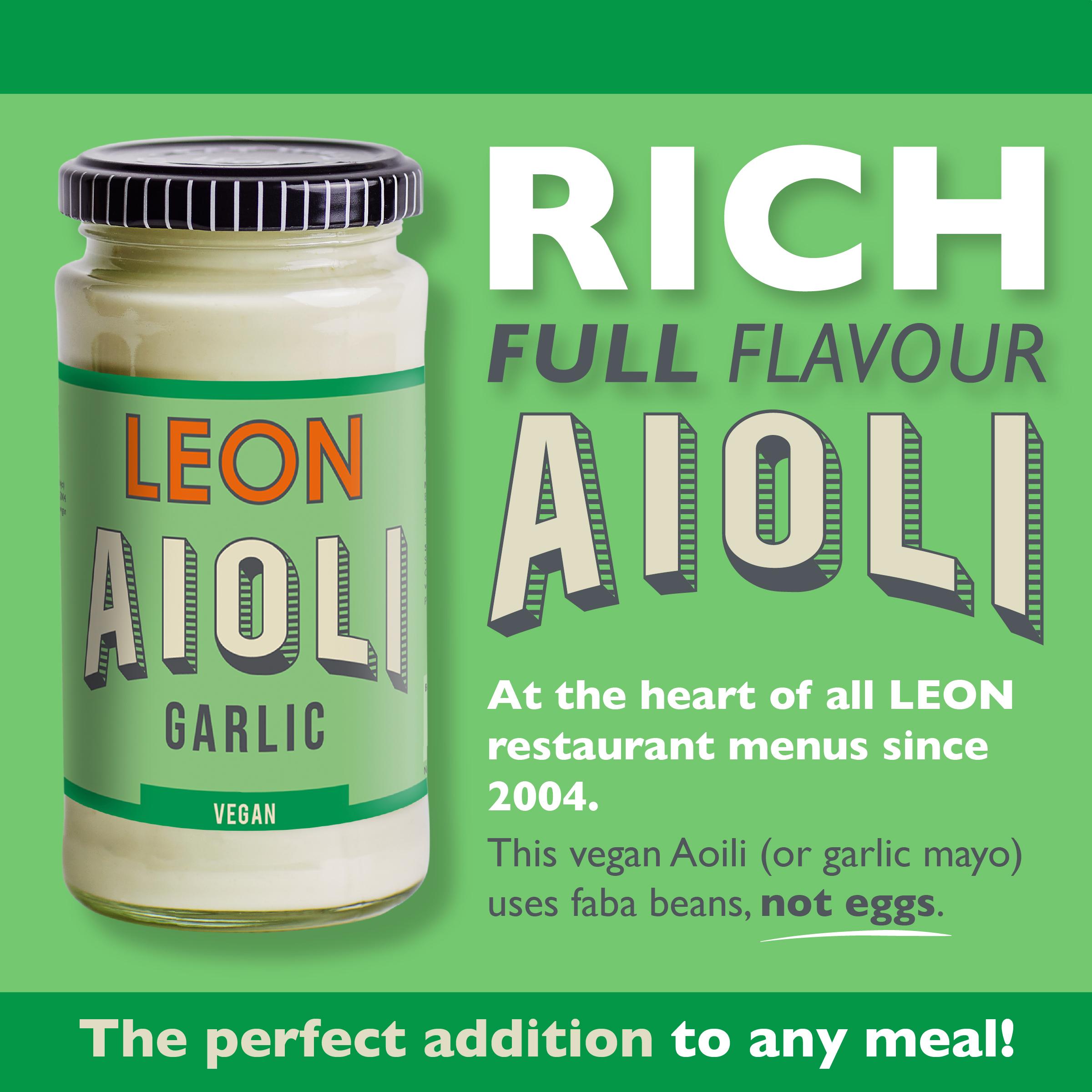 LEON Garlic Aioli 240ml thumbnail 3