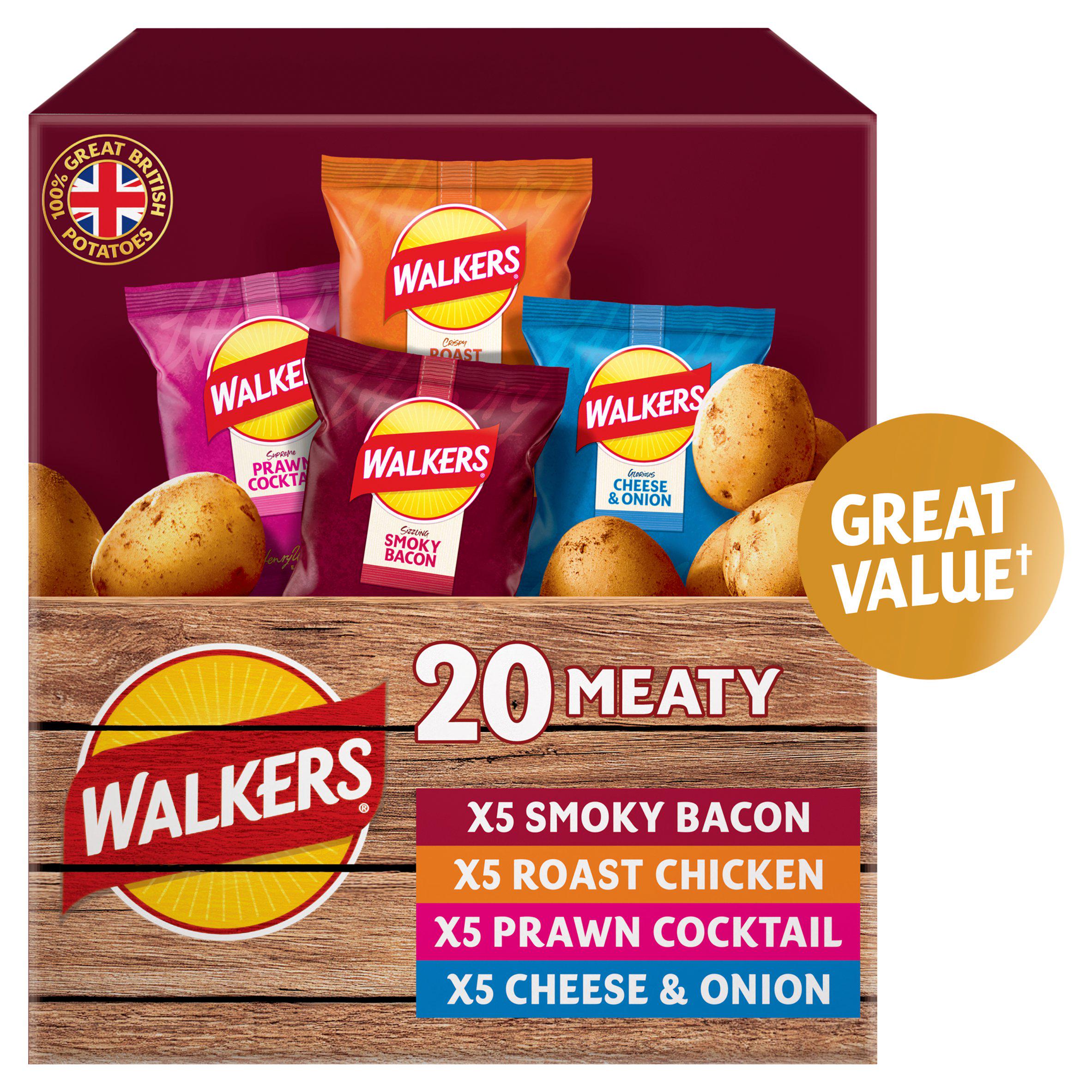 Meaty Variety Multipack Crisps