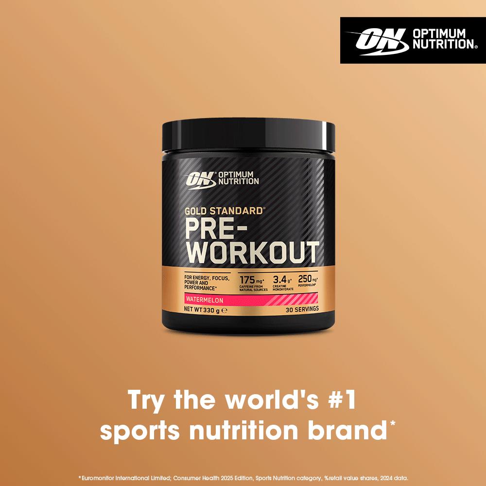 Optimum Nutrition Gold Standard Pre Workout Powder Watermelon Flavour 30 servings 330g thumbnail 3