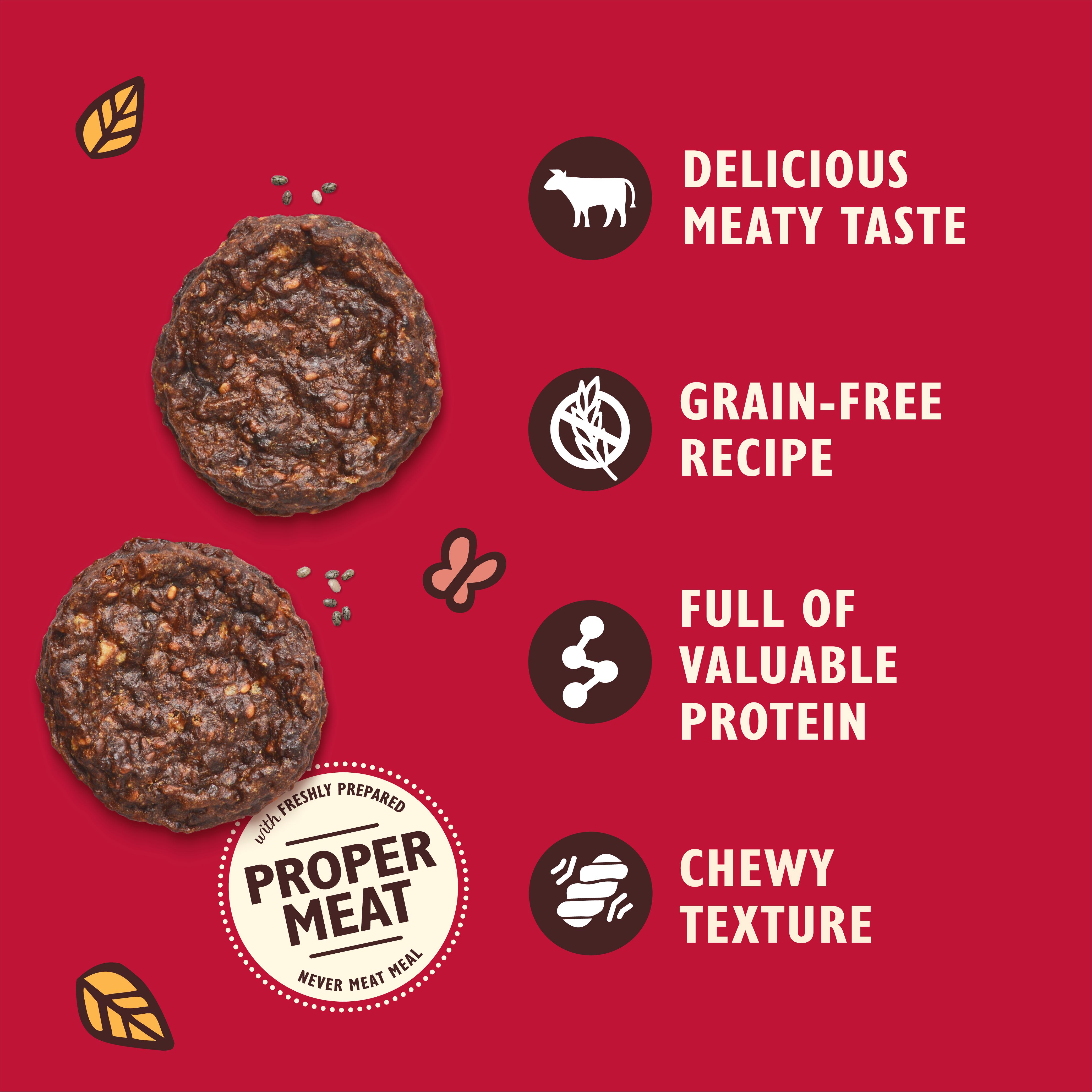 Lily's Kitchen The Best Ever Beef Mini Burgers Dog Treats 70g thumbnail 2
