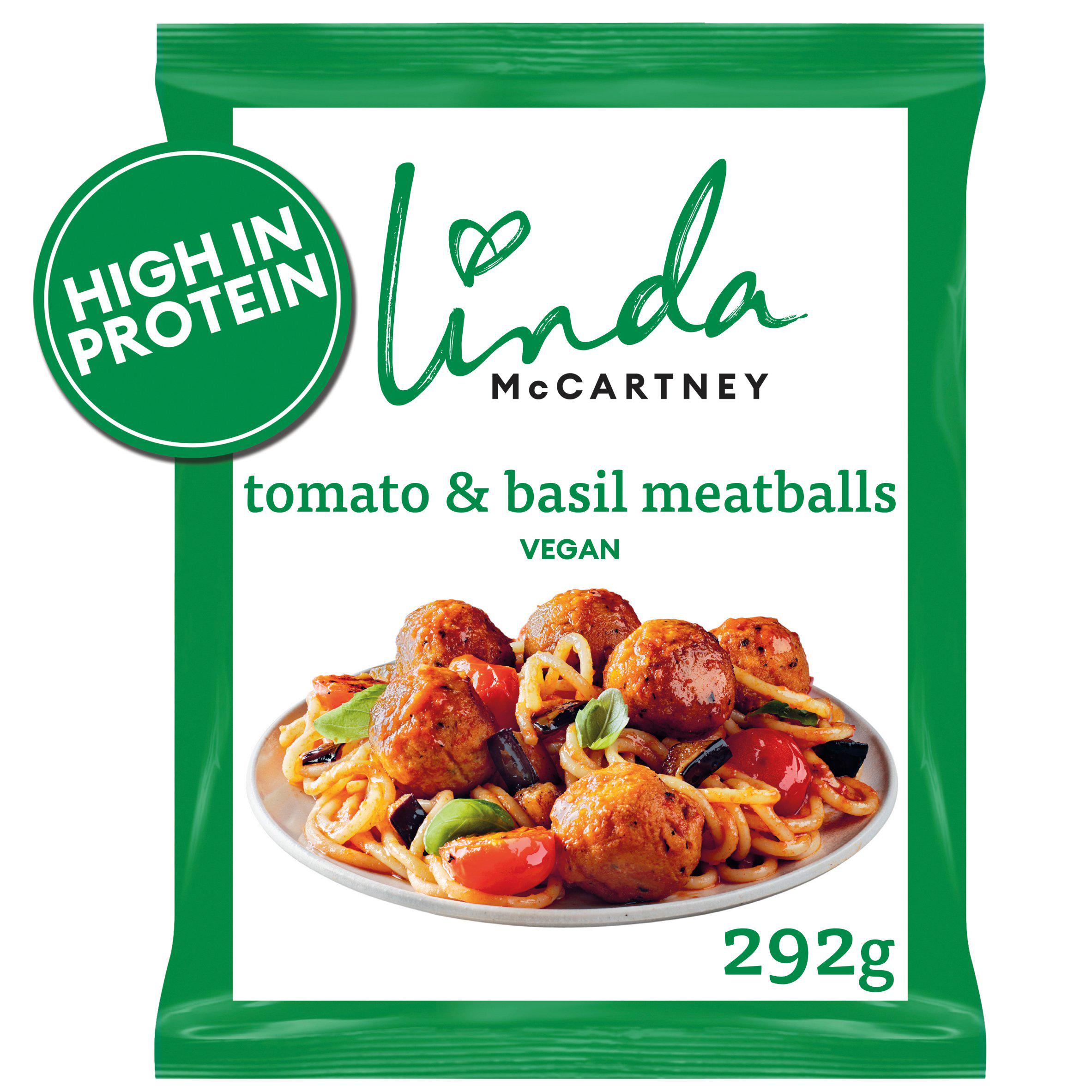 Linda Mccartneys Vegetarian Tomato & Basil Meatballs 292G