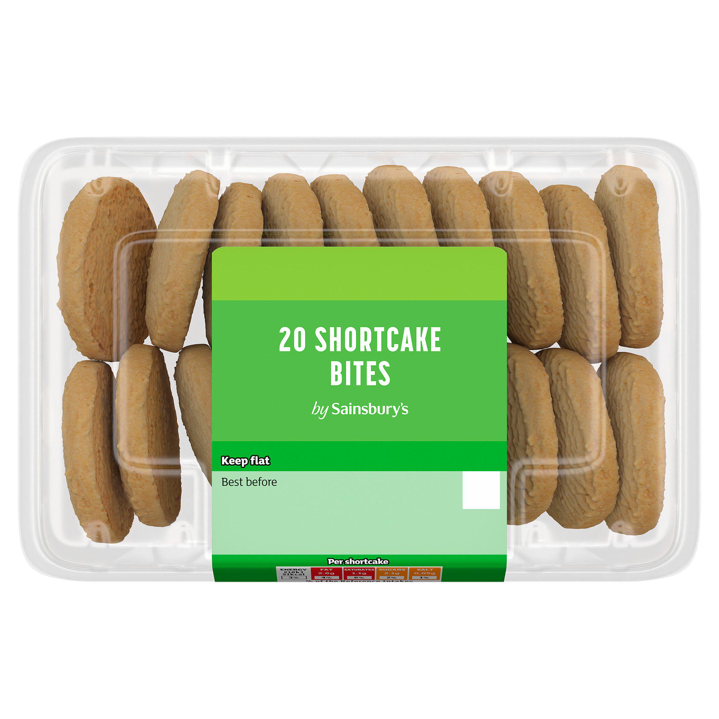 Sainsbury's 20 x Mini Shortcake Bites