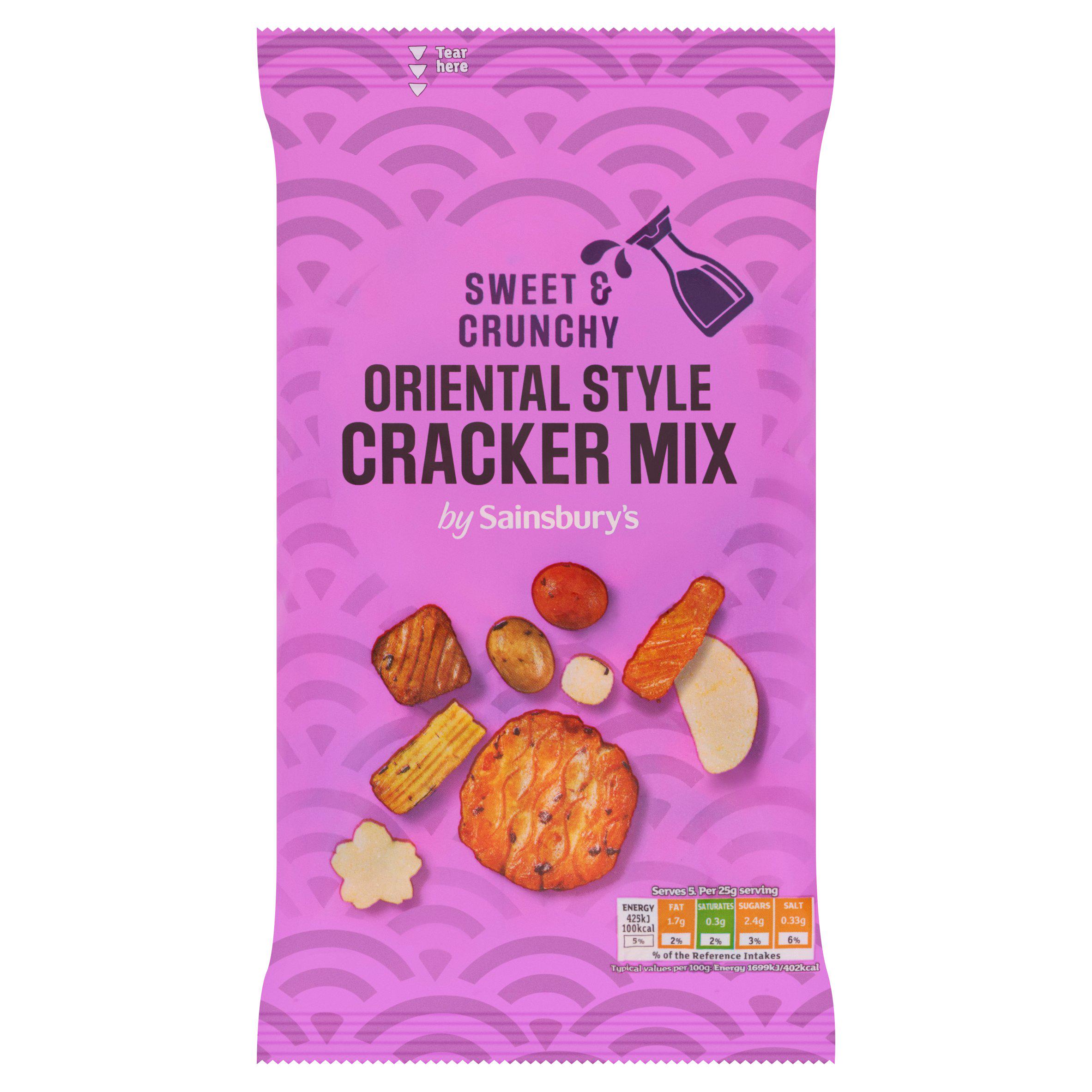Sainsbury's Oriental Mix Sweet Soy Cracker 125g