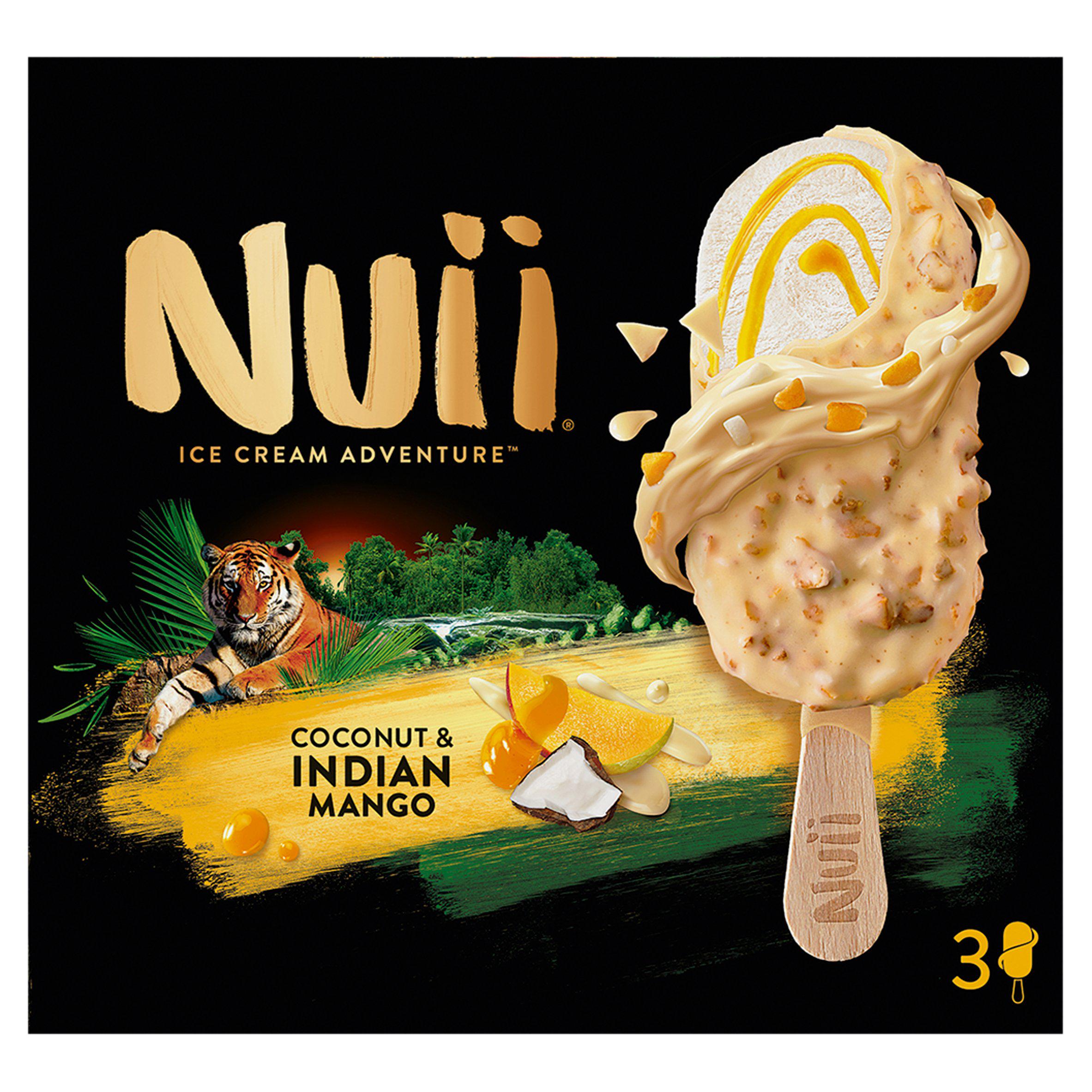 Nuii Coconut & Indian Mango Ice Cream Stick