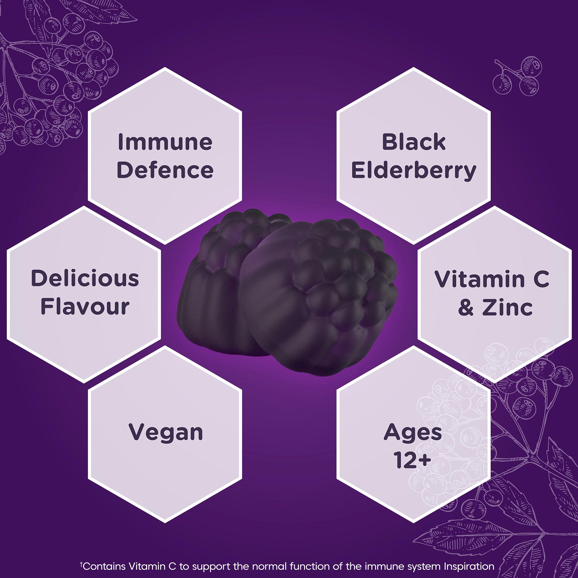 Sambucol Immuno Forte Black Elderberry Gummies x30 thumbnail 3