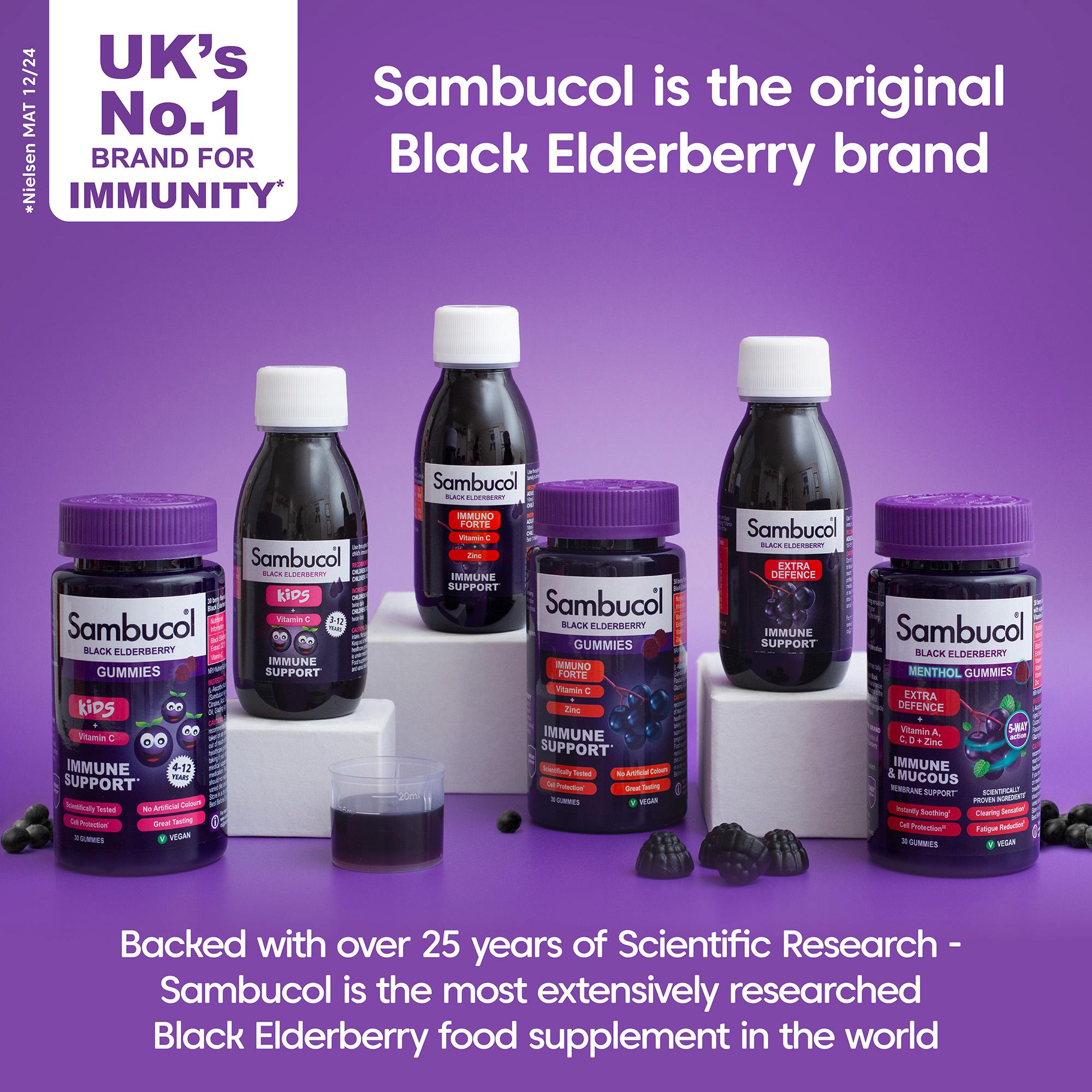 Sambucol Immuno Forte Black Elderberry Gummies x30 thumbnail 5