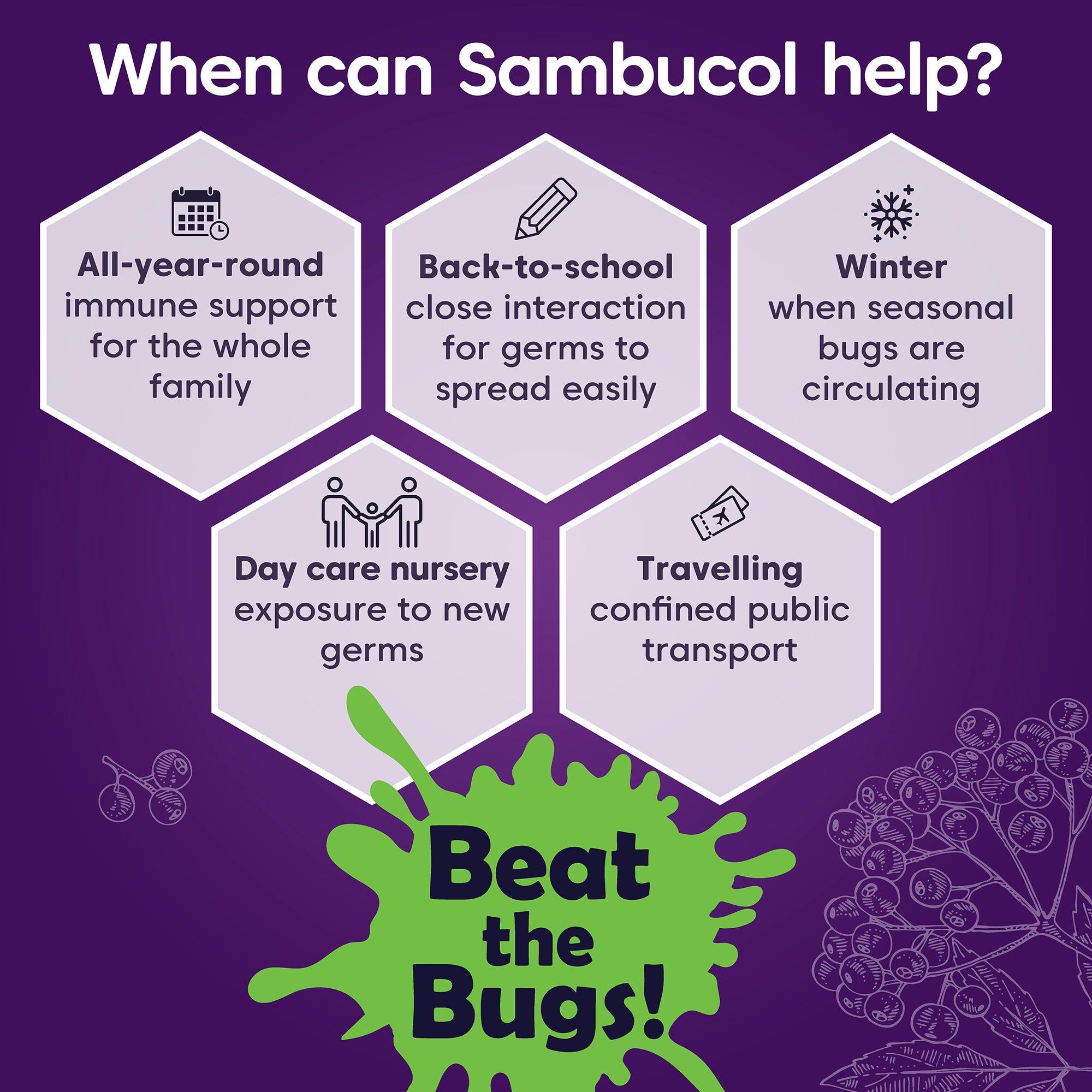 Sambucol Immuno Forte Black Elderberry Gummies x30 thumbnail 6