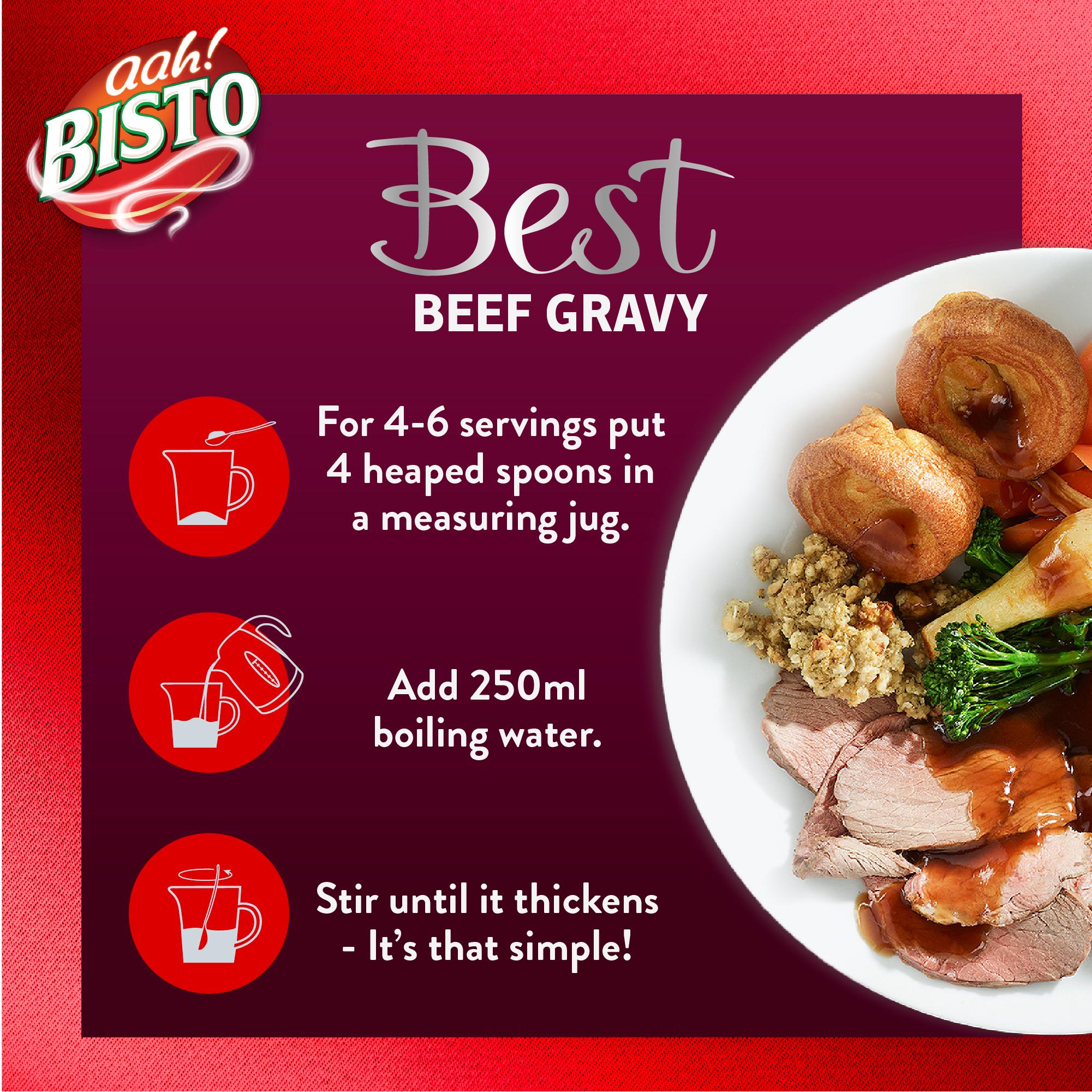 Bisto Best Beef Gravy Granules 230g thumbnail 4