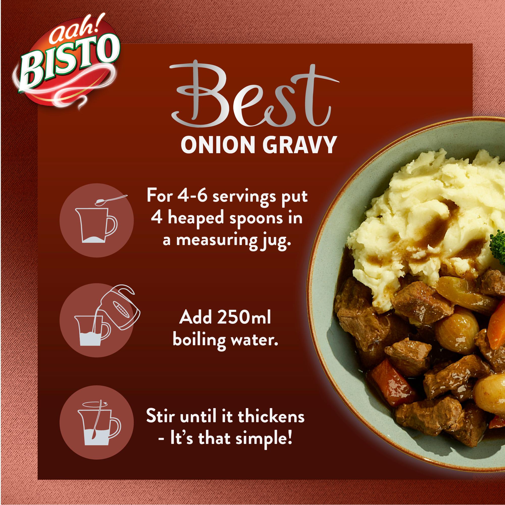 Bisto Best Onion Gravy Granules 230g thumbnail 4