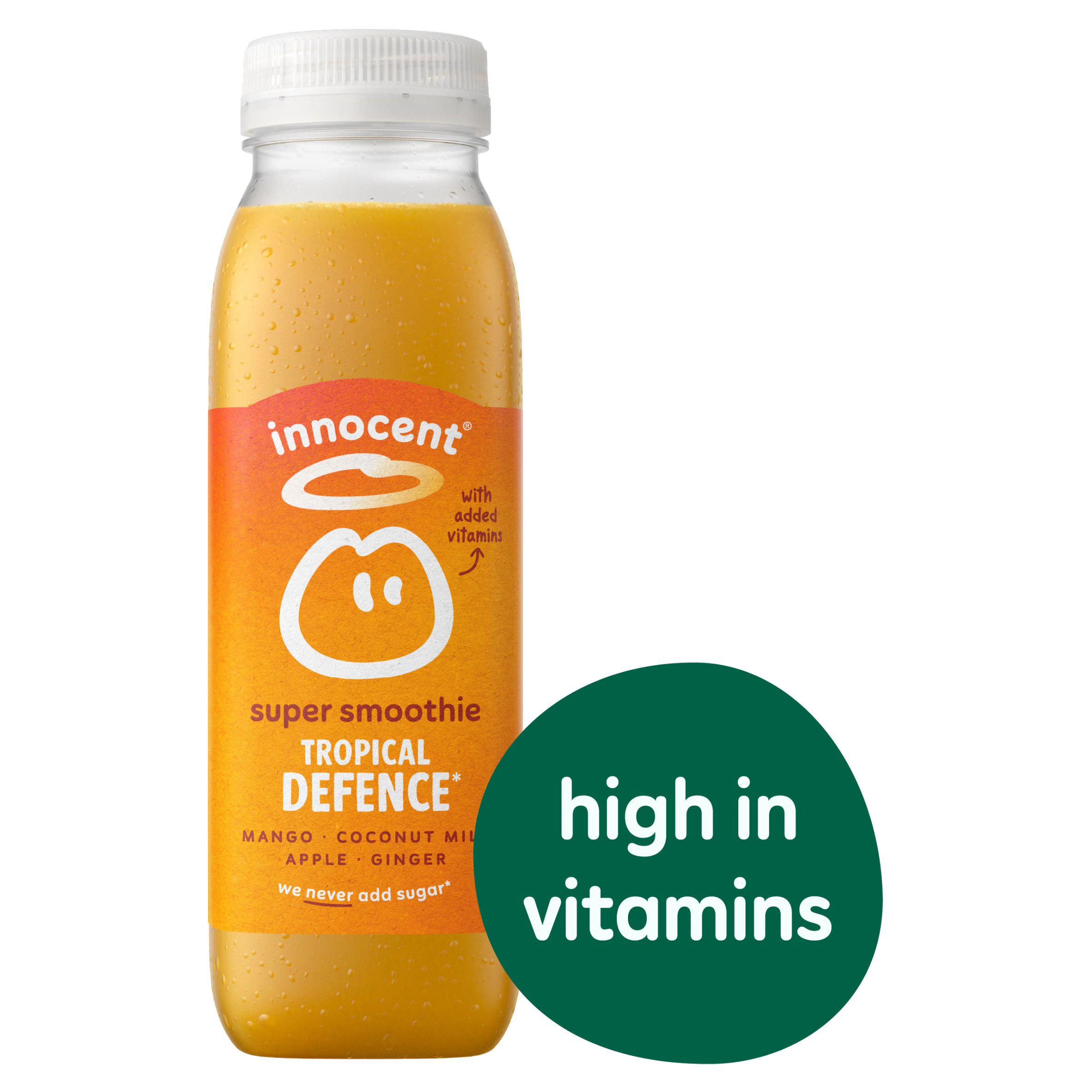 Innocent Tropical Defence Super Smoothie Mango, Coconut Milk & Apple with Vitamins 300ml