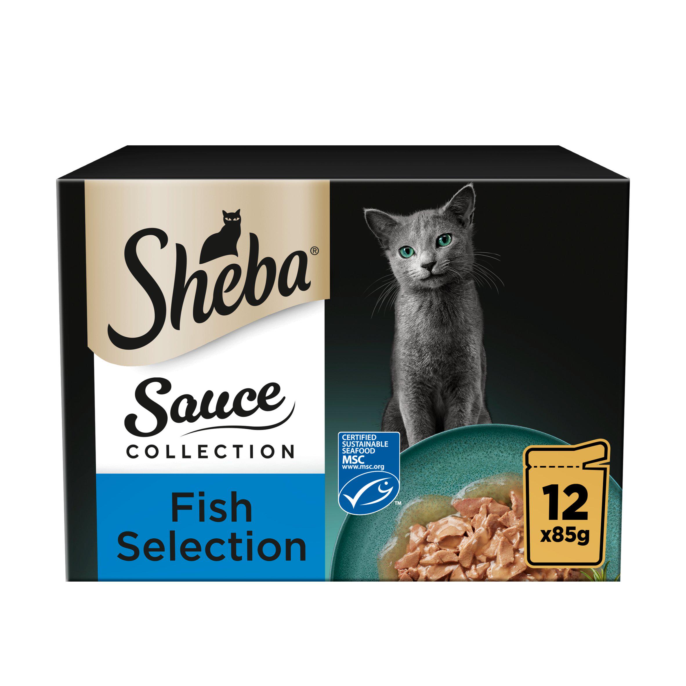 Fine Flakes Adult Wet Cat Food Pouches Fish Selection in Gravy