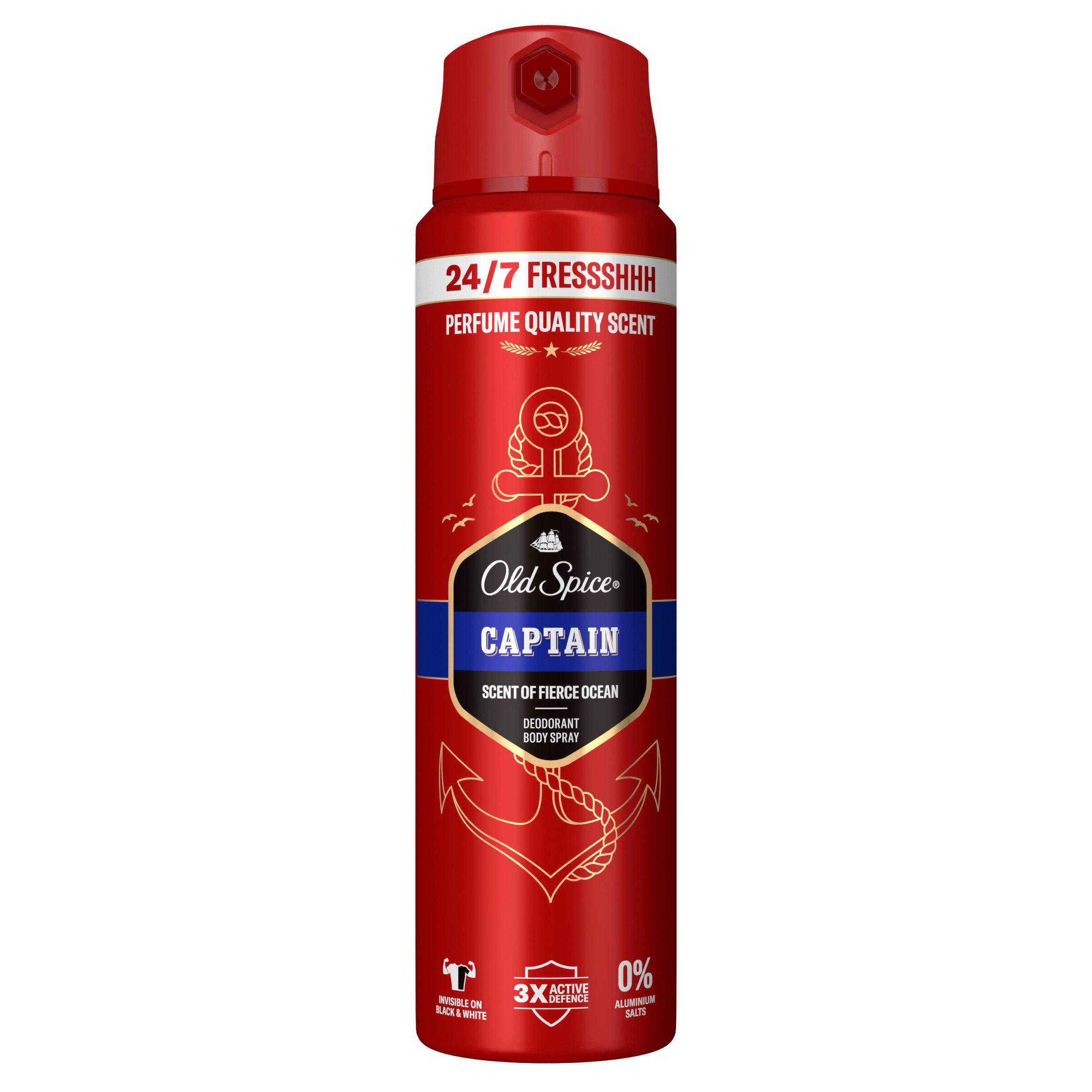 Old Spice Deodorant Spray Captain
