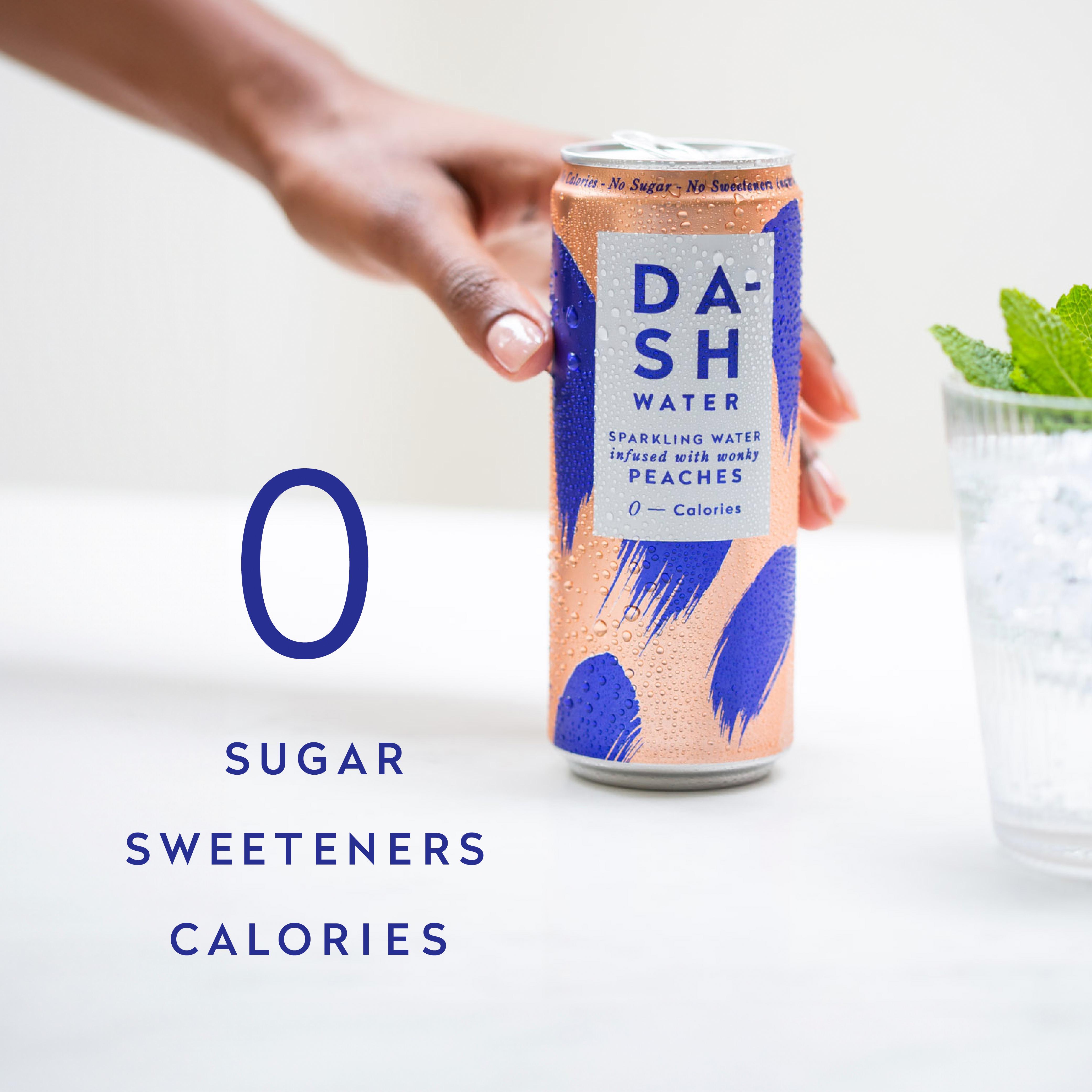 Dash Peach Sparkling Water 4 x 330ml thumbnail 4