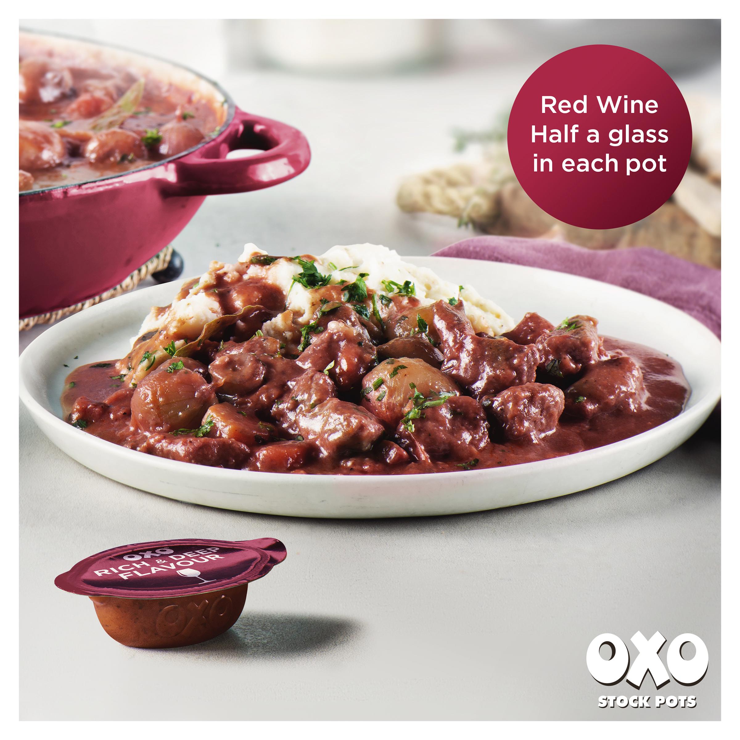 Oxo Red Wine Stock Pots x4 20g thumbnail 4