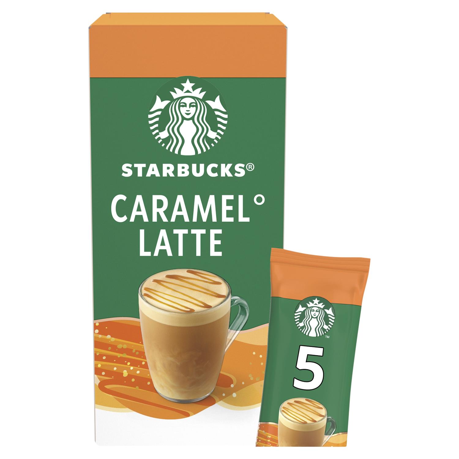 Starbucks Caramel Latte Instant Coffee Sachets 5x23g thumbnail 2