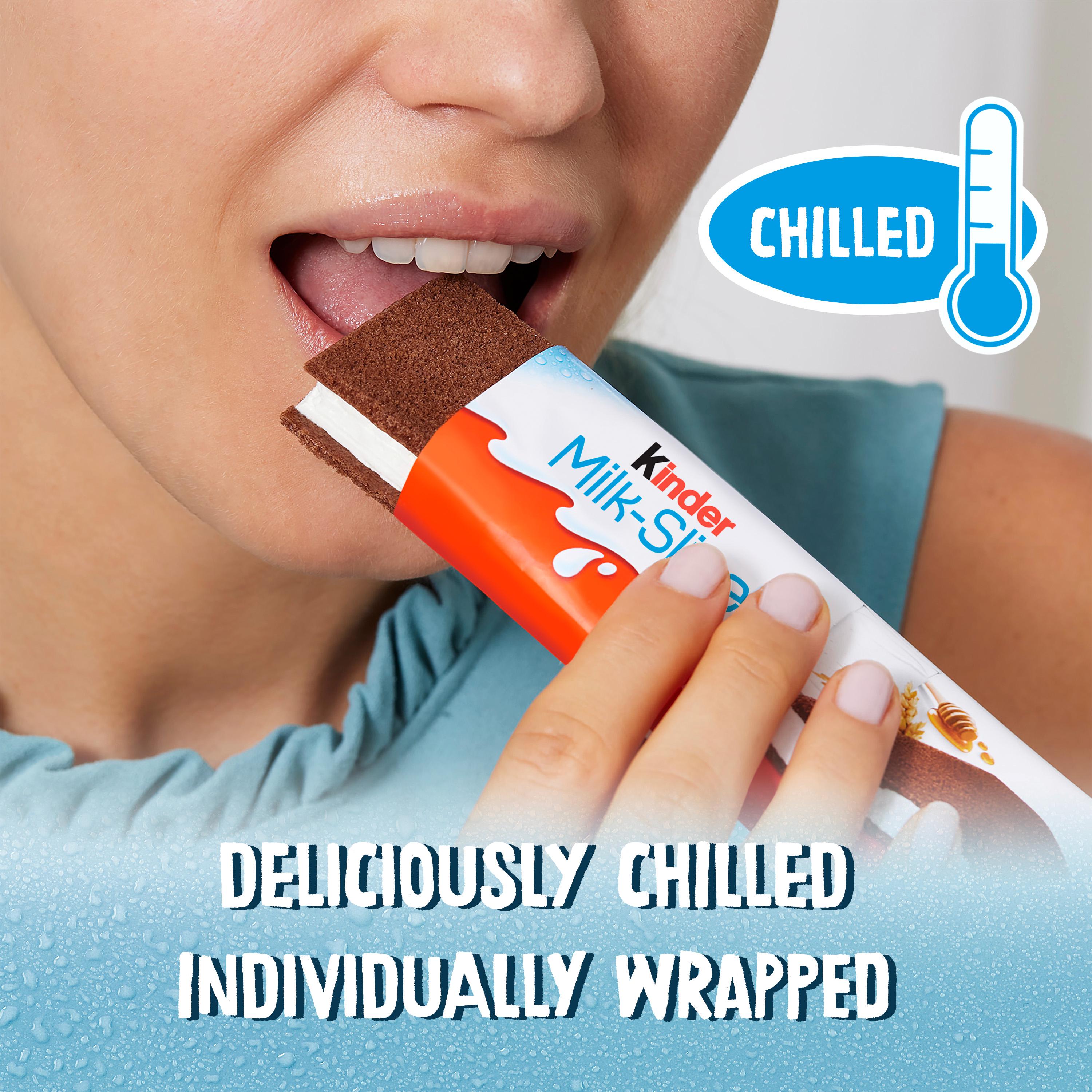 Kinder Milk Slice Chilled Snack Cake Bar Multipack 3x28g thumbnail 5