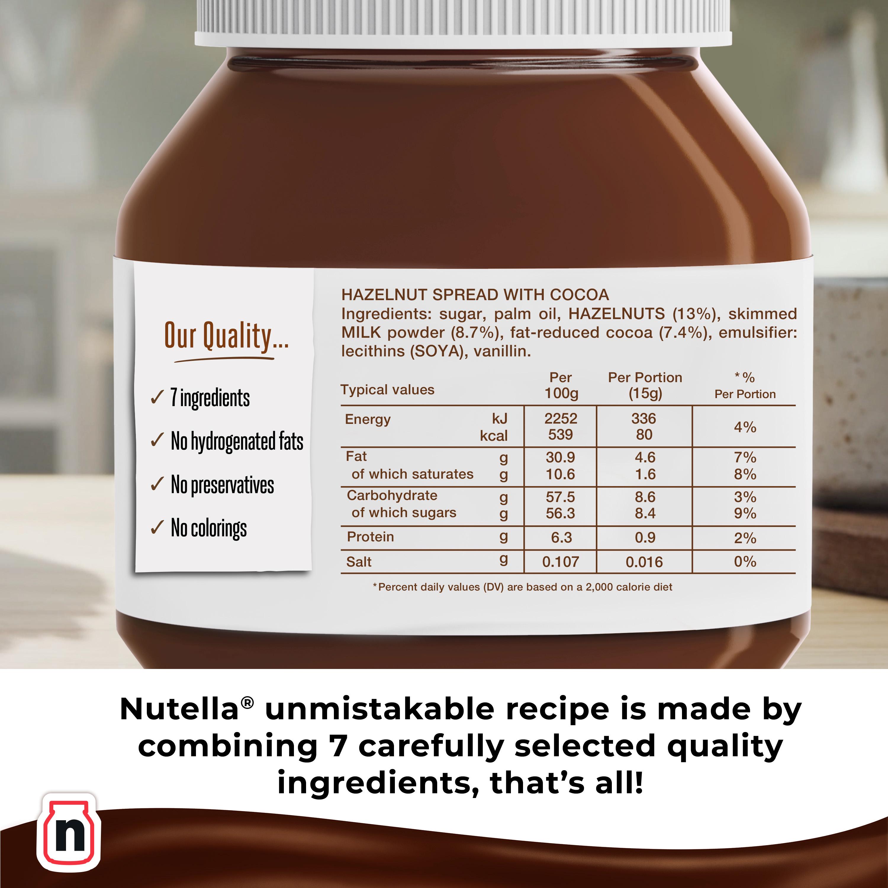 Nutella Hazelnut & Chocolate Spread 350g thumbnail 6