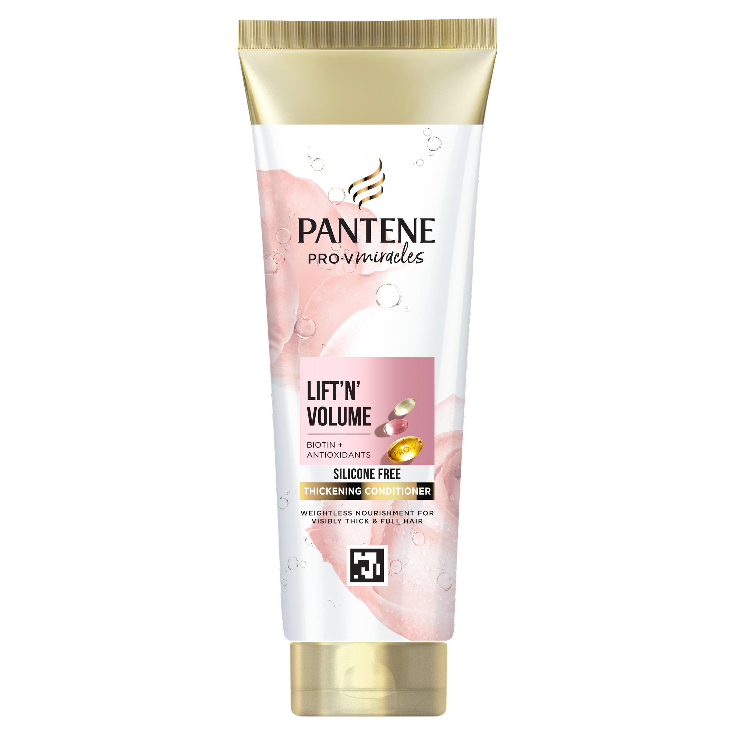 Pantene Pro-V Lift & Volume Silicone Free Conditioner Biotin & Rose Water