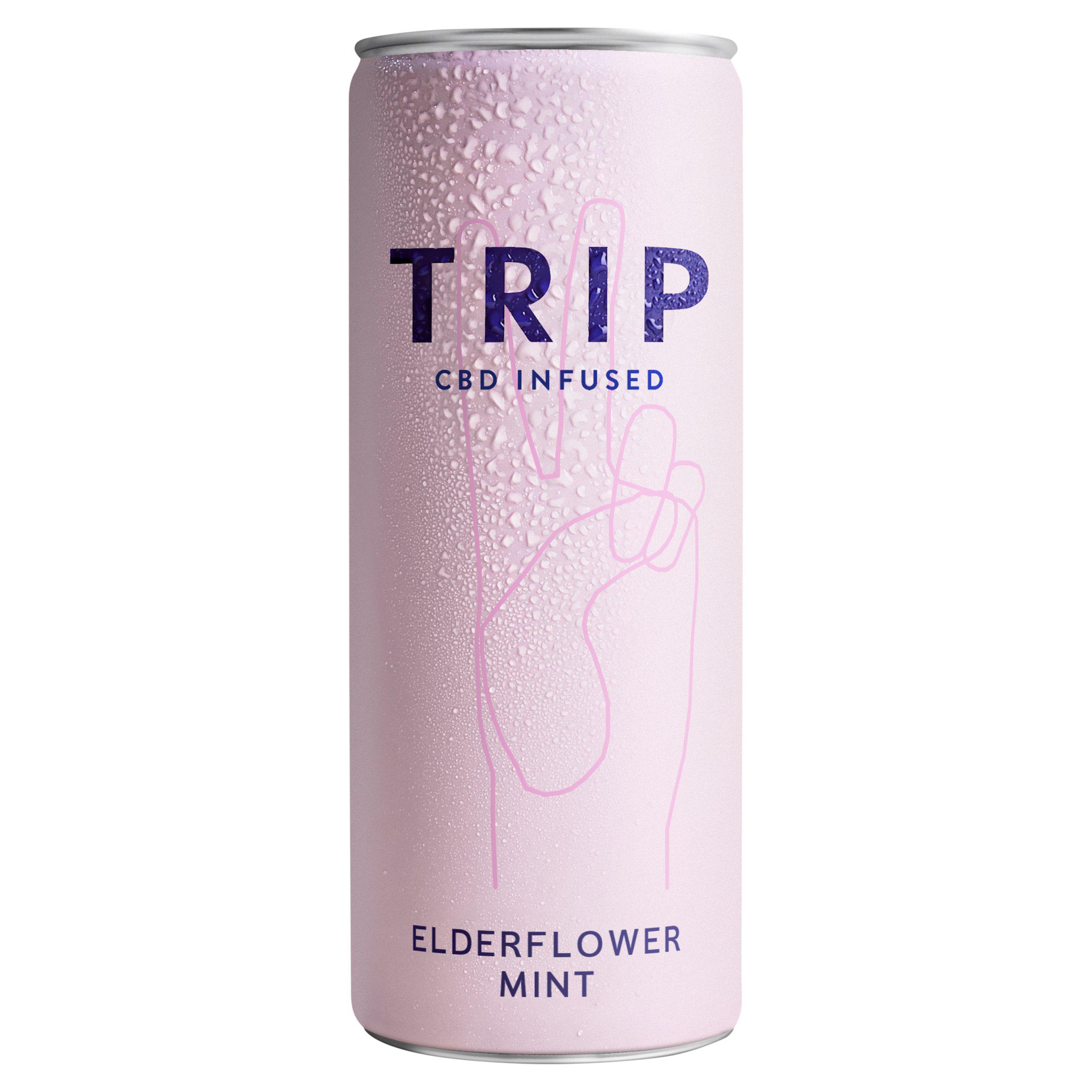 TRIP CBD Infused Elderflower Mint