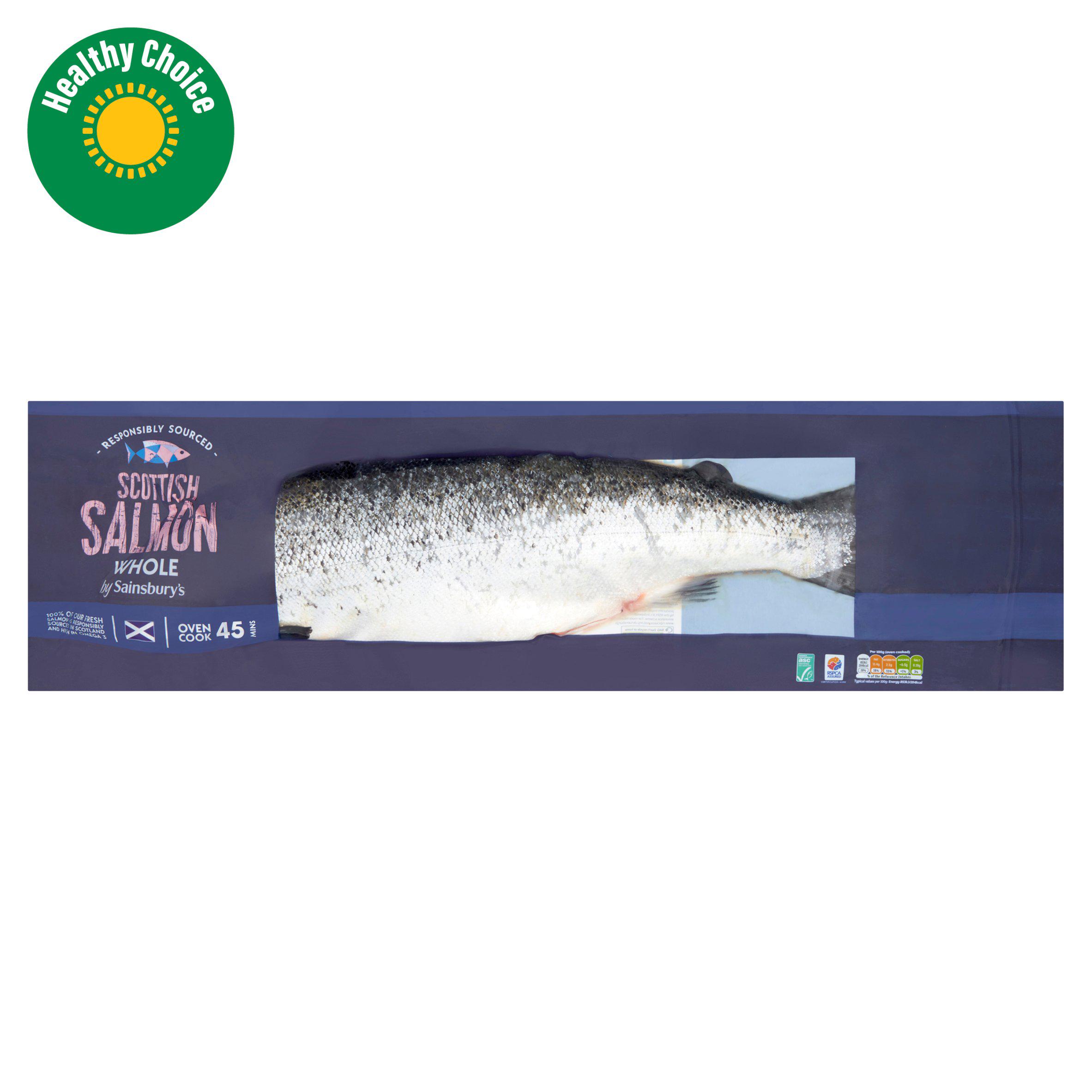 Sainsbury's Whole Scottish Salmon