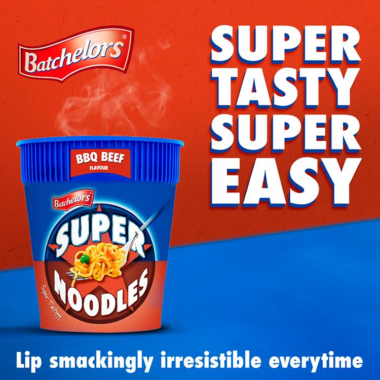 Batchelors Big Super Noodles Pot BBQ Beef Flavour 100g thumbnail 5