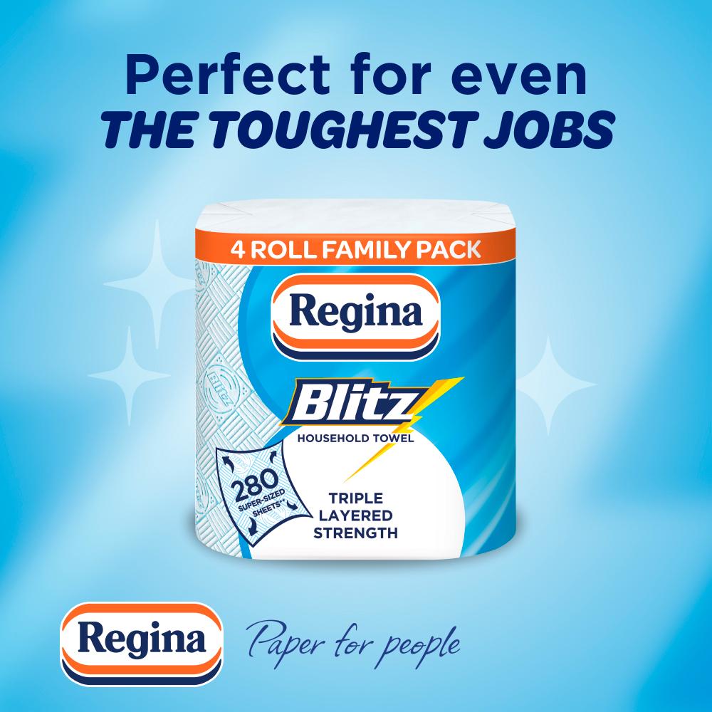 Regina Blitz Kitchen Towel Rolls x4 thumbnail 4