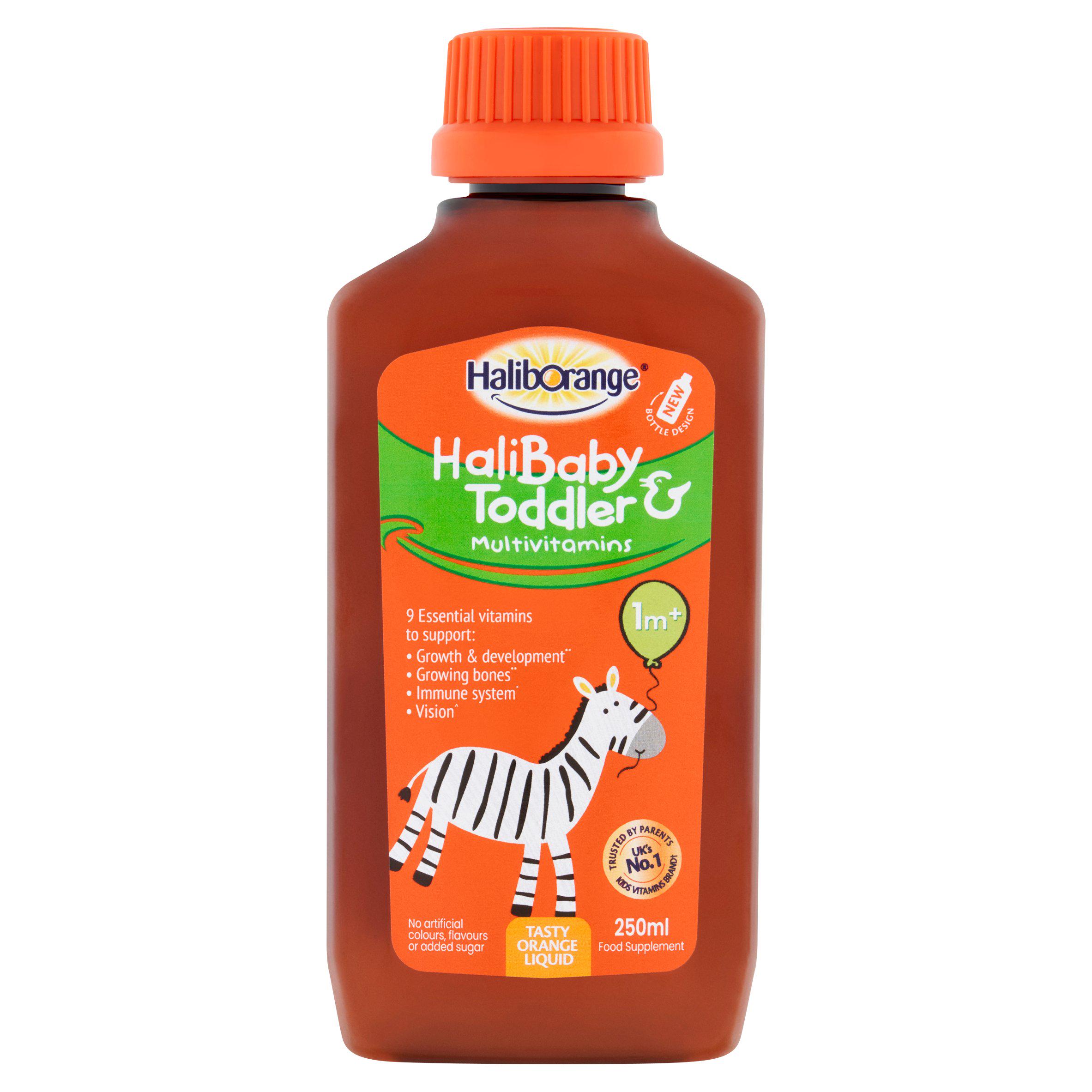 Baby & Toddler Multivitamin Tasty Orange Liquid 1m+