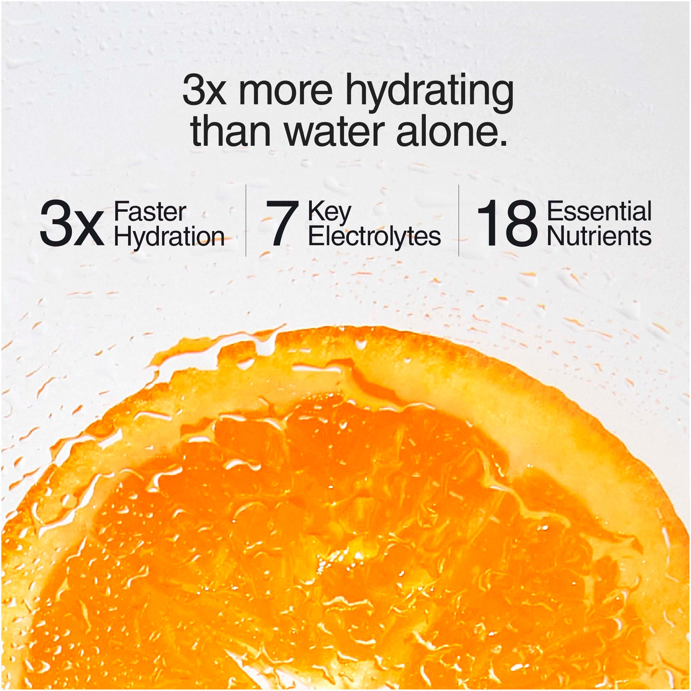 Phizz Daily 3-in-1 Hydration, Electrolytes & Vitamins Effervescent Tablets Orange x20 Tablets thumbnail 2