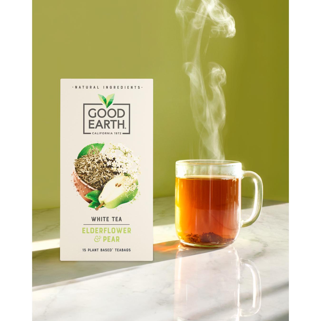 Good Earth Elderflower & Pear Biodegradable Teabags x15 thumbnail 4