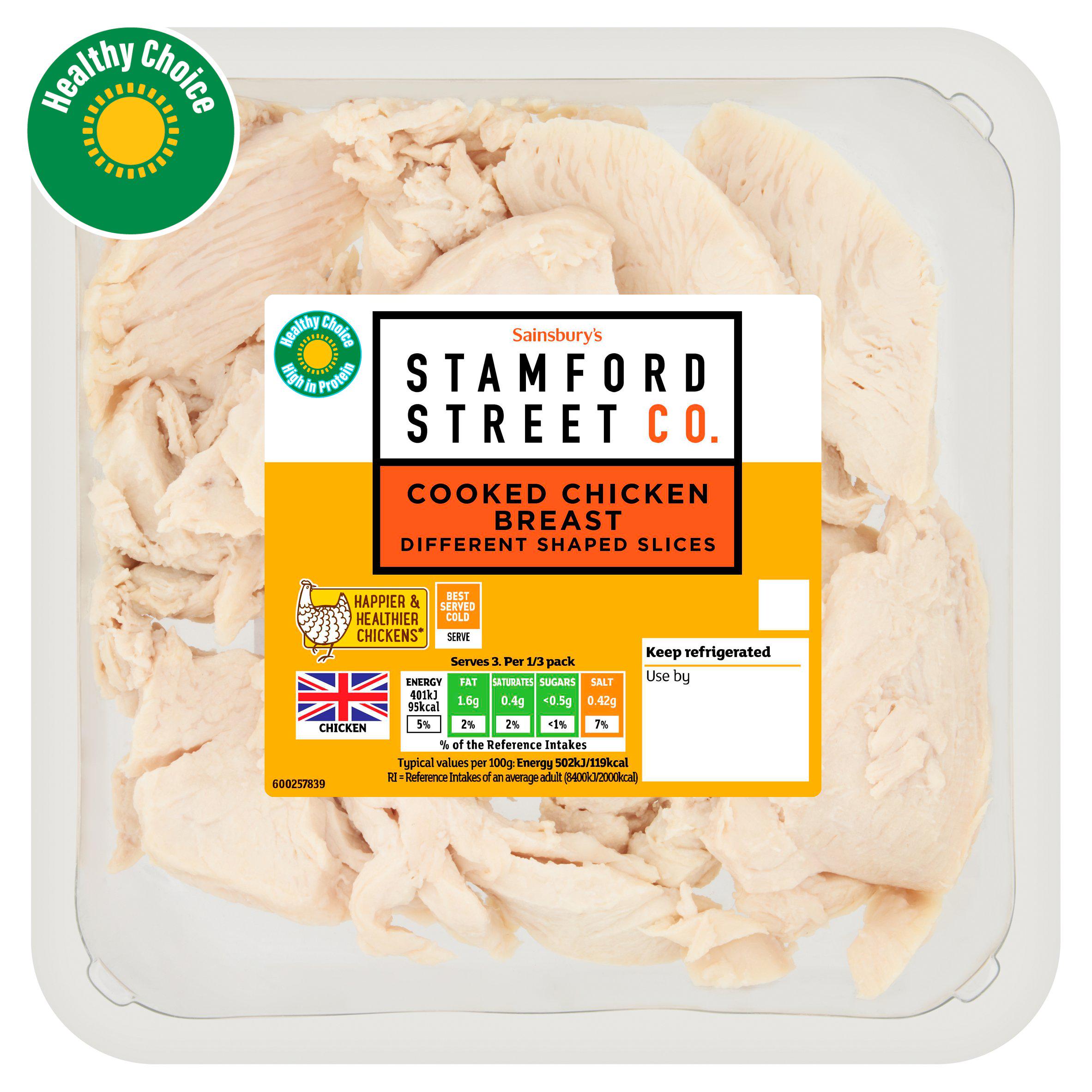 Stamford Street Co. 240g Cooked Chicken Breast