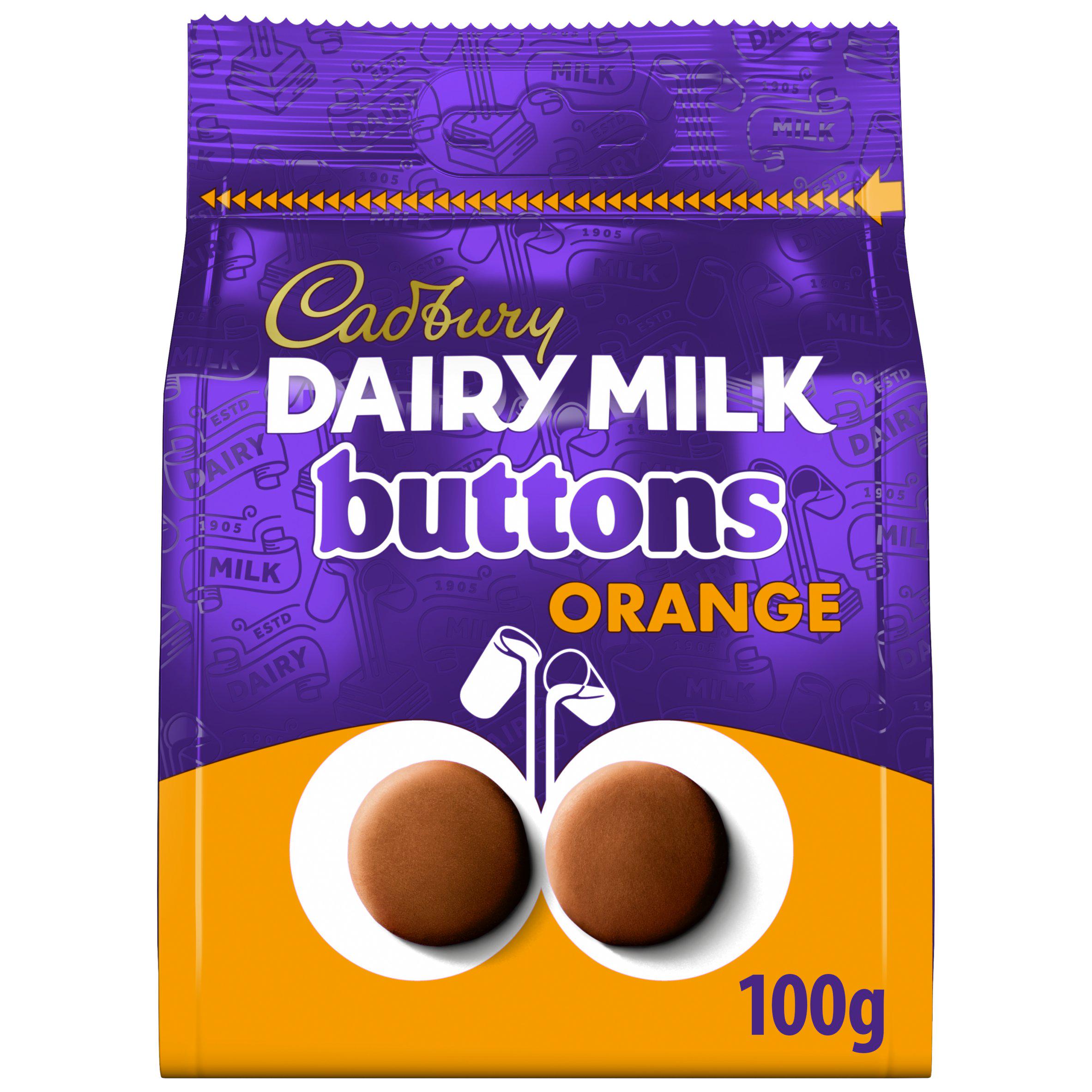 Dairy Milk Orange Chocolate Giant Buttons 110 g