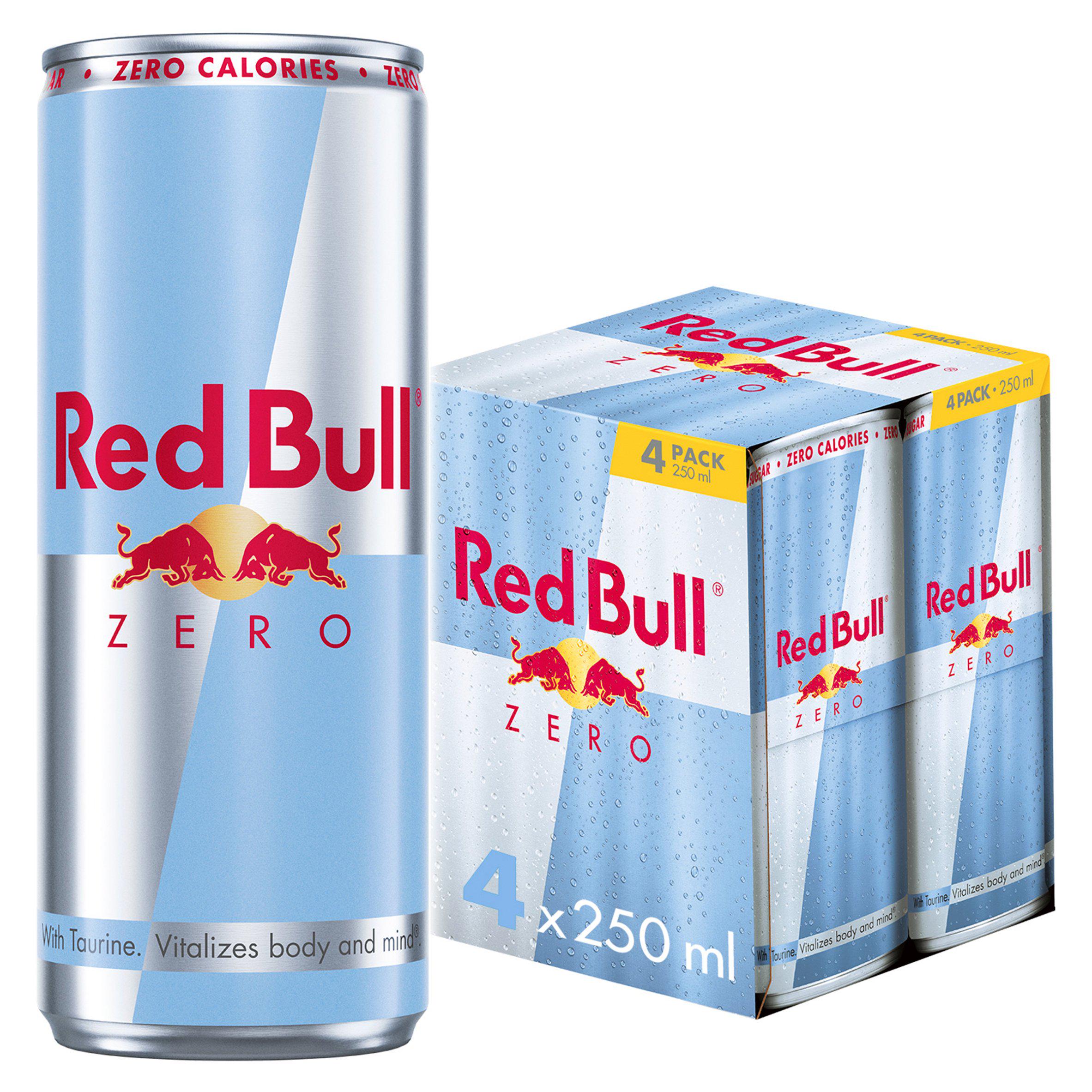 Red Bull Zero 4 X 250Ml