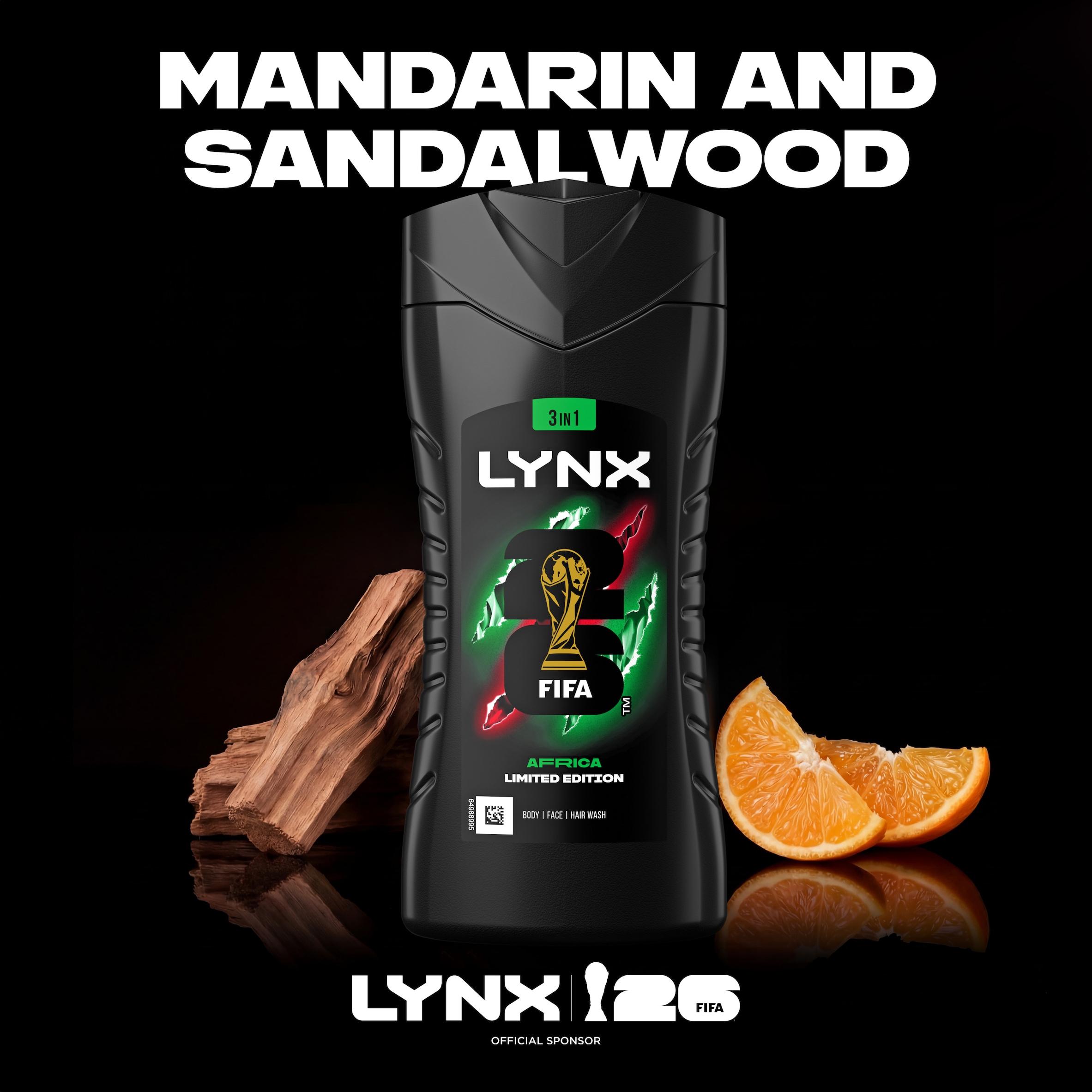 Lynx Africa Shower Gel Body Wash for Men 225ml thumbnail 3