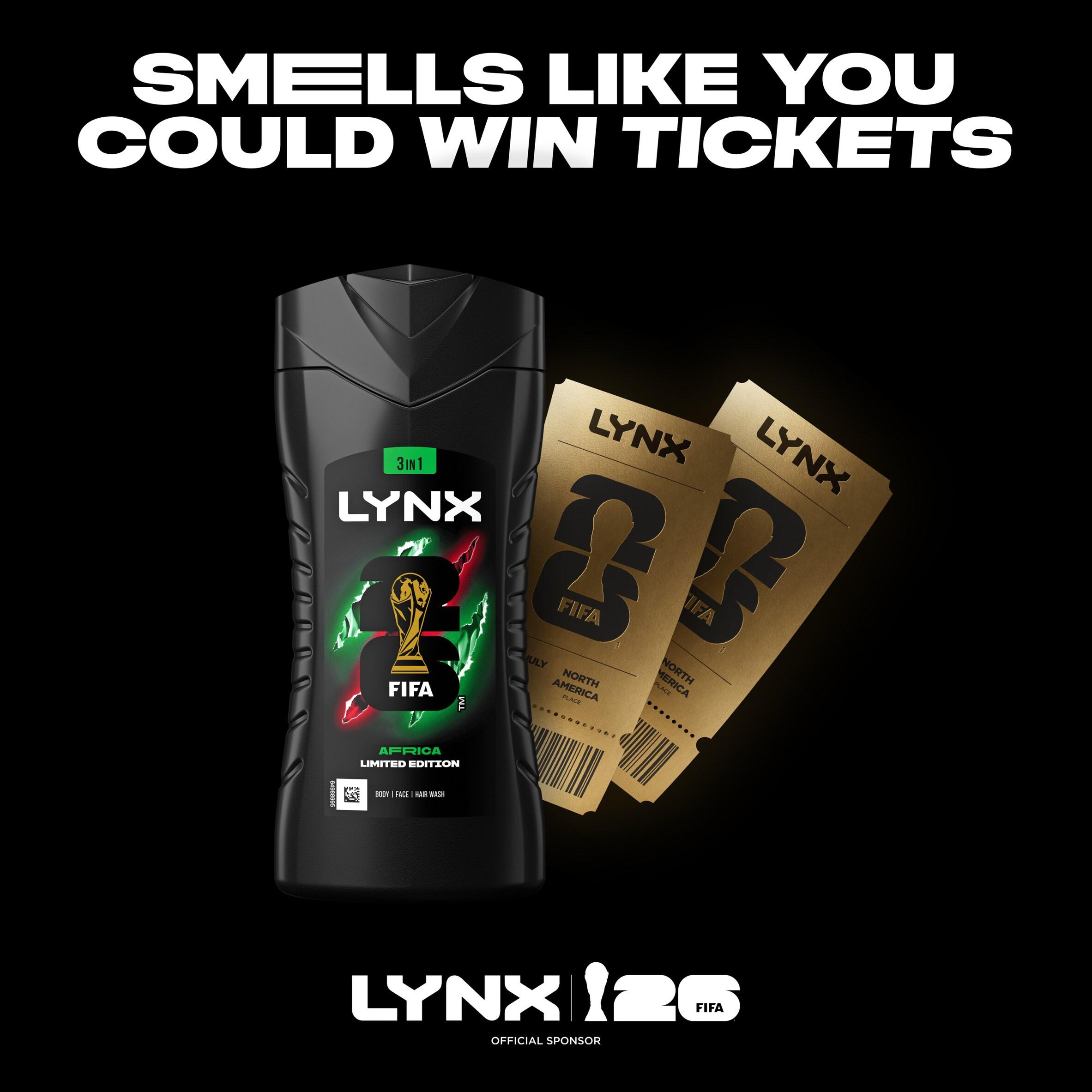 Lynx Africa Shower Gel Body Wash for Men 225ml thumbnail 5