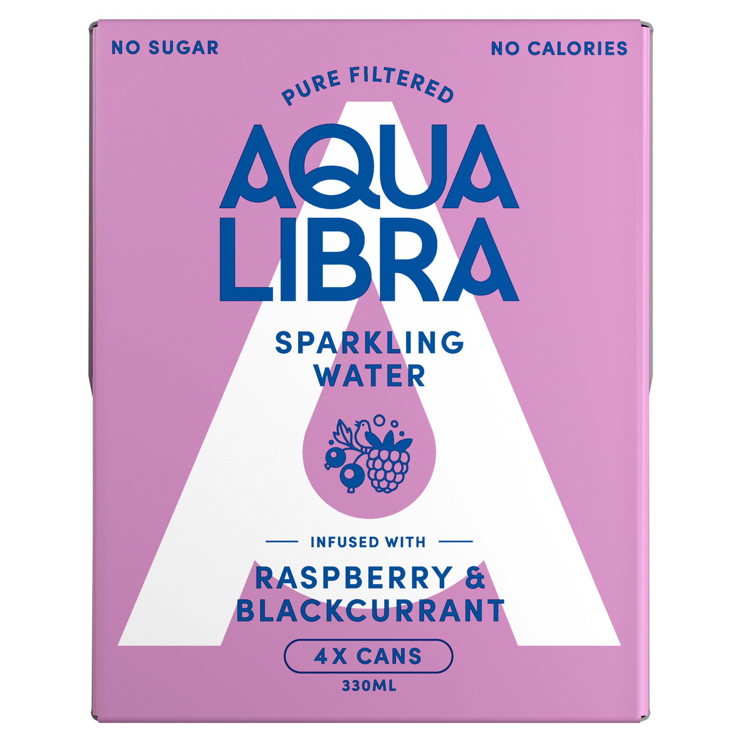Aqua Libra Raspberry & Blackcurrant Infused Sparkling Water