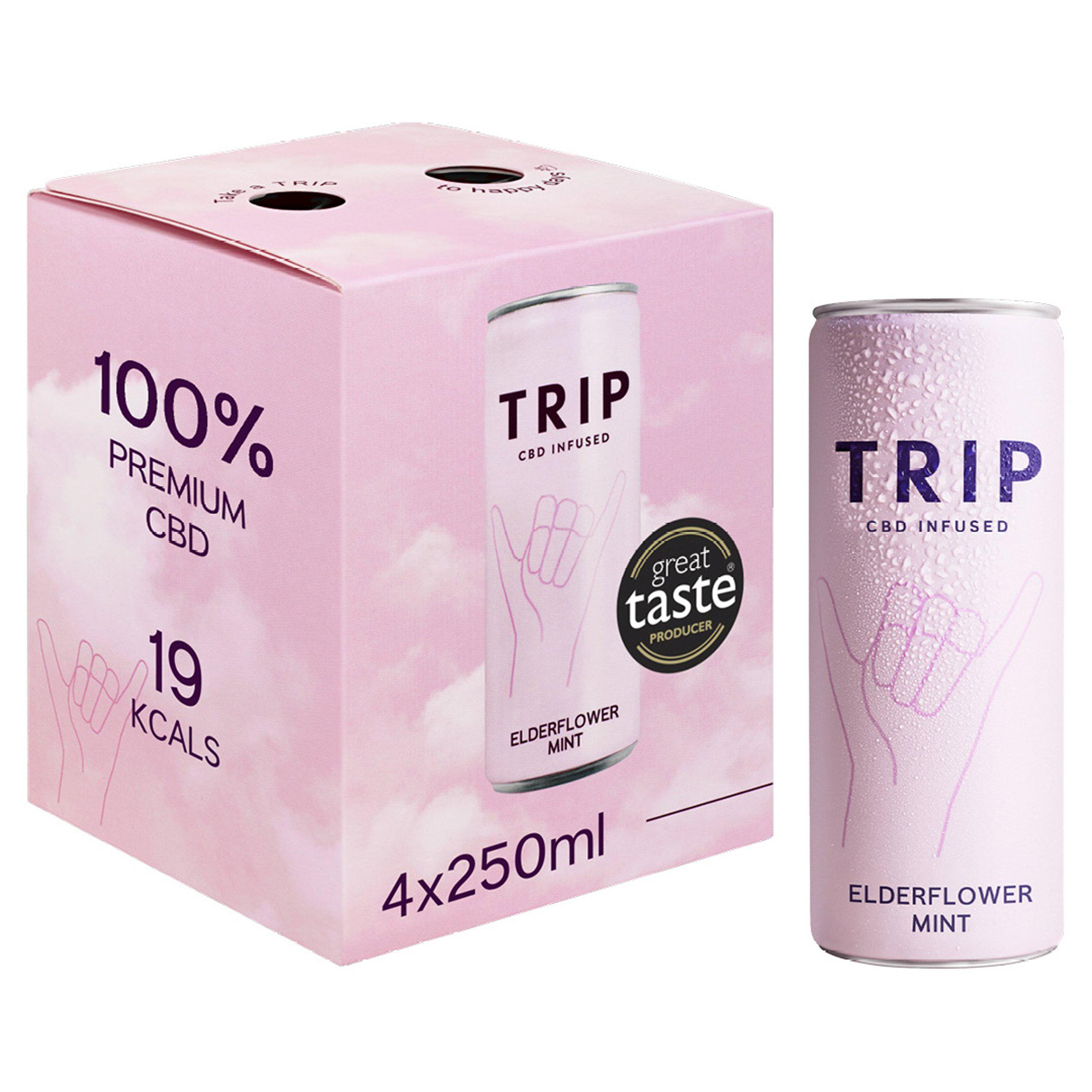 TRIP CBD Infused Elderflower Mint