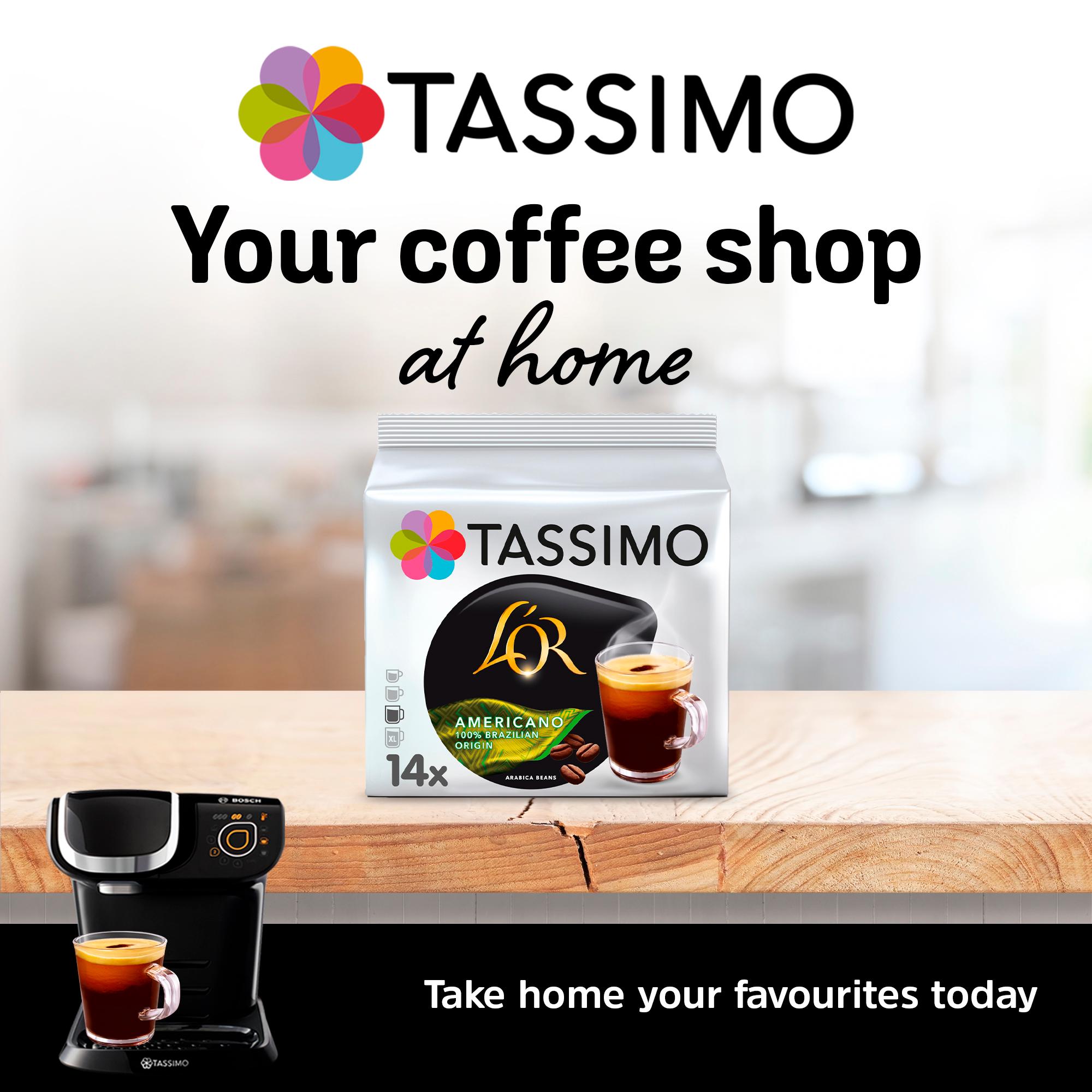 Tassimo L'OR Americano Classique Coffee Pods x14 thumbnail 5