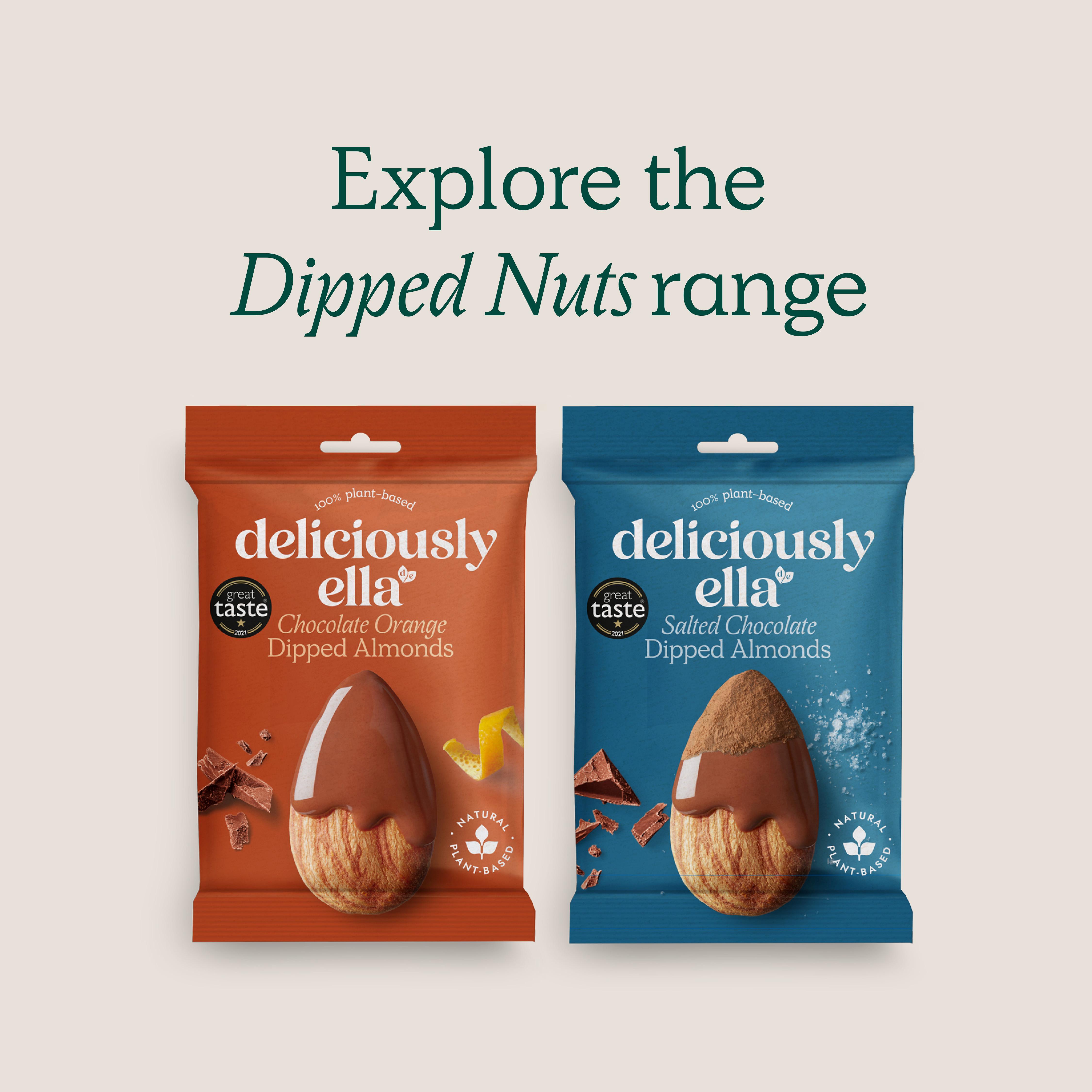 Deliciously Ella 27g Chocolate Orange Dipped Almond Snack thumbnail 4